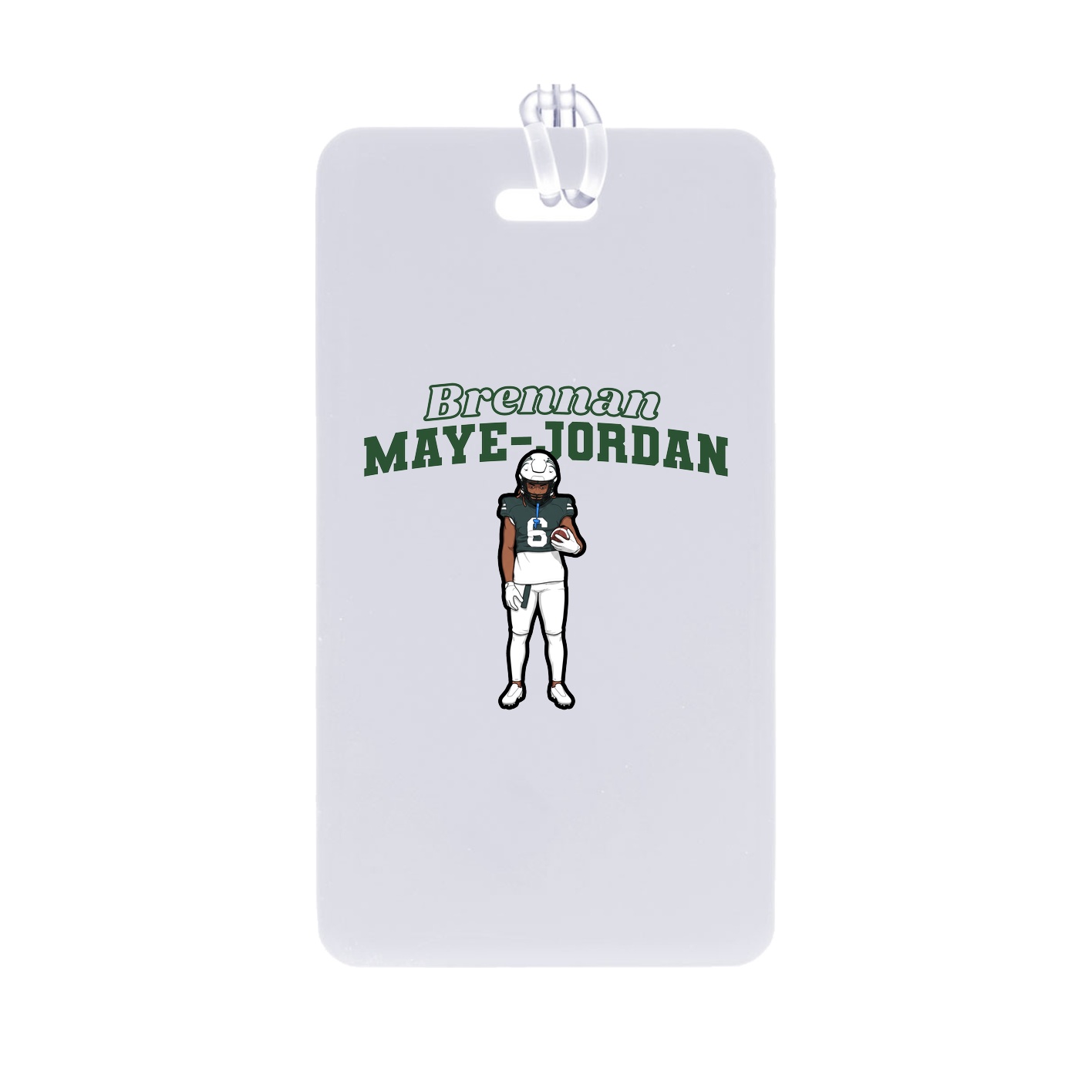 Bag Tag — Name Arch in Classic