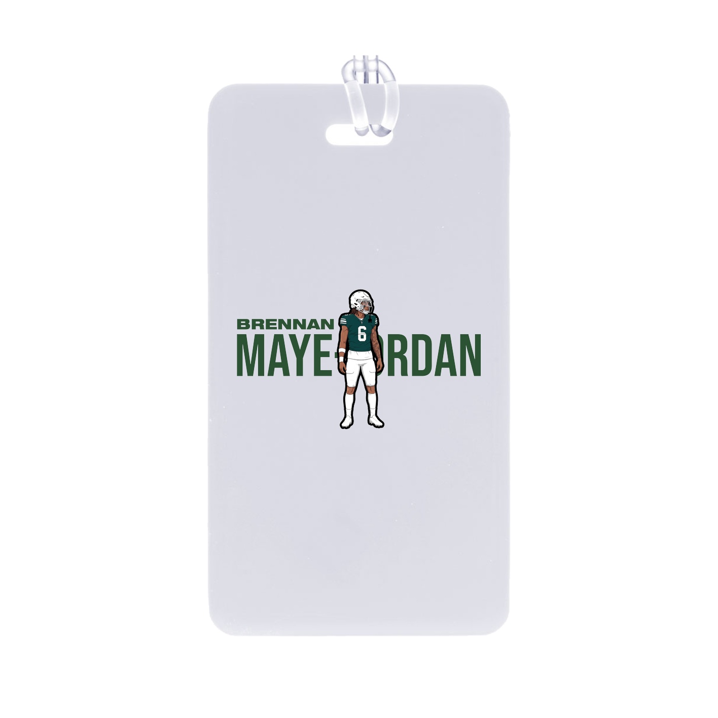 Bag Tag — Player Name in Classic