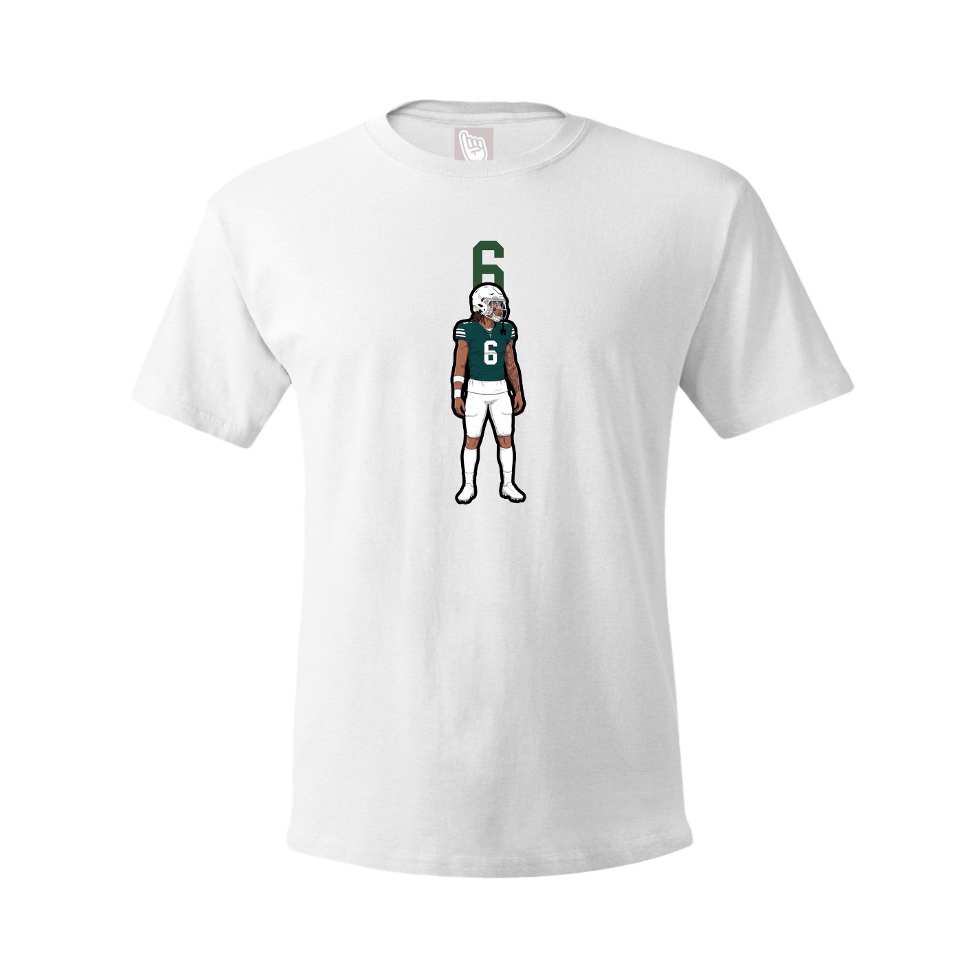 Tee — Number Top in White