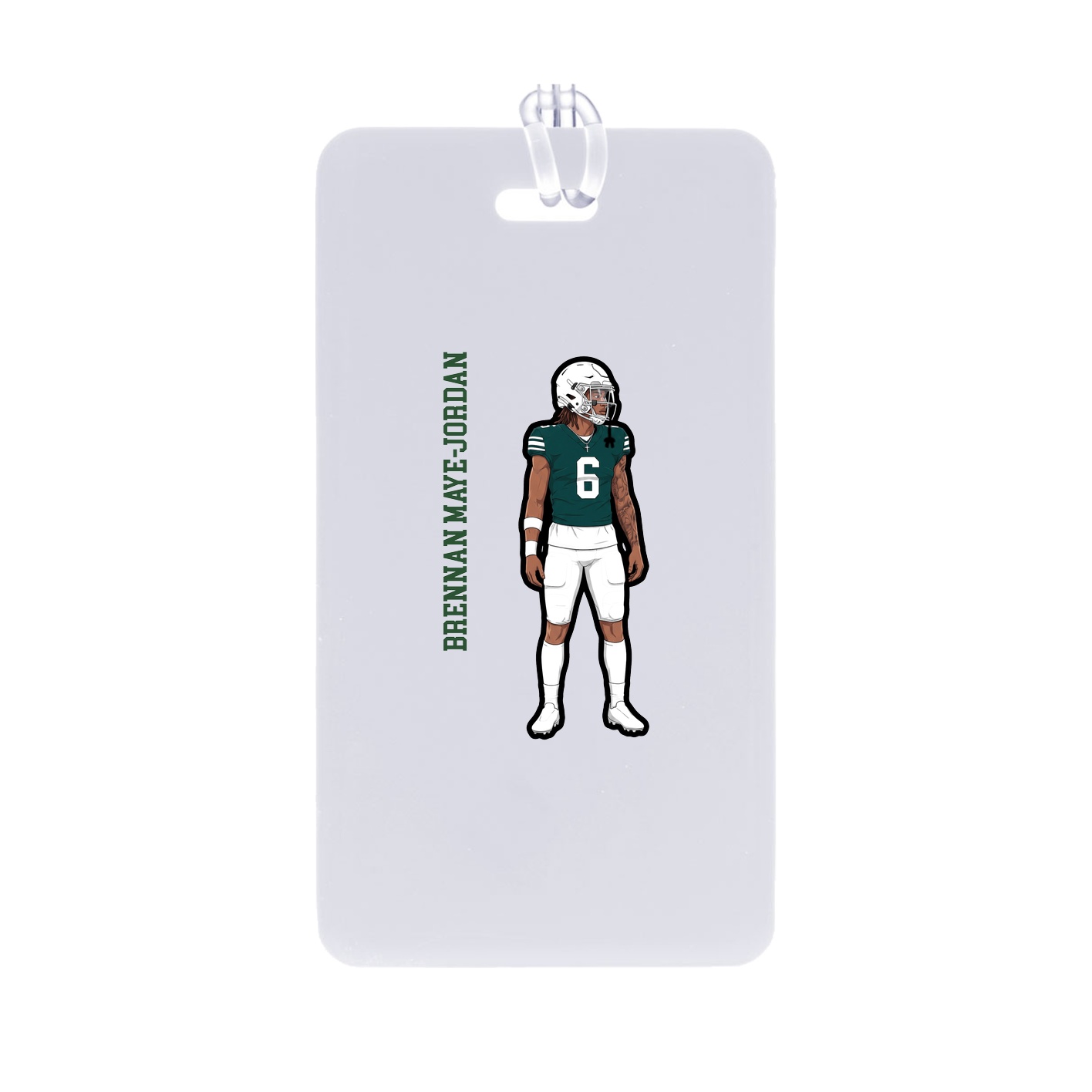 Bag Tag — Name Vertical in Classic