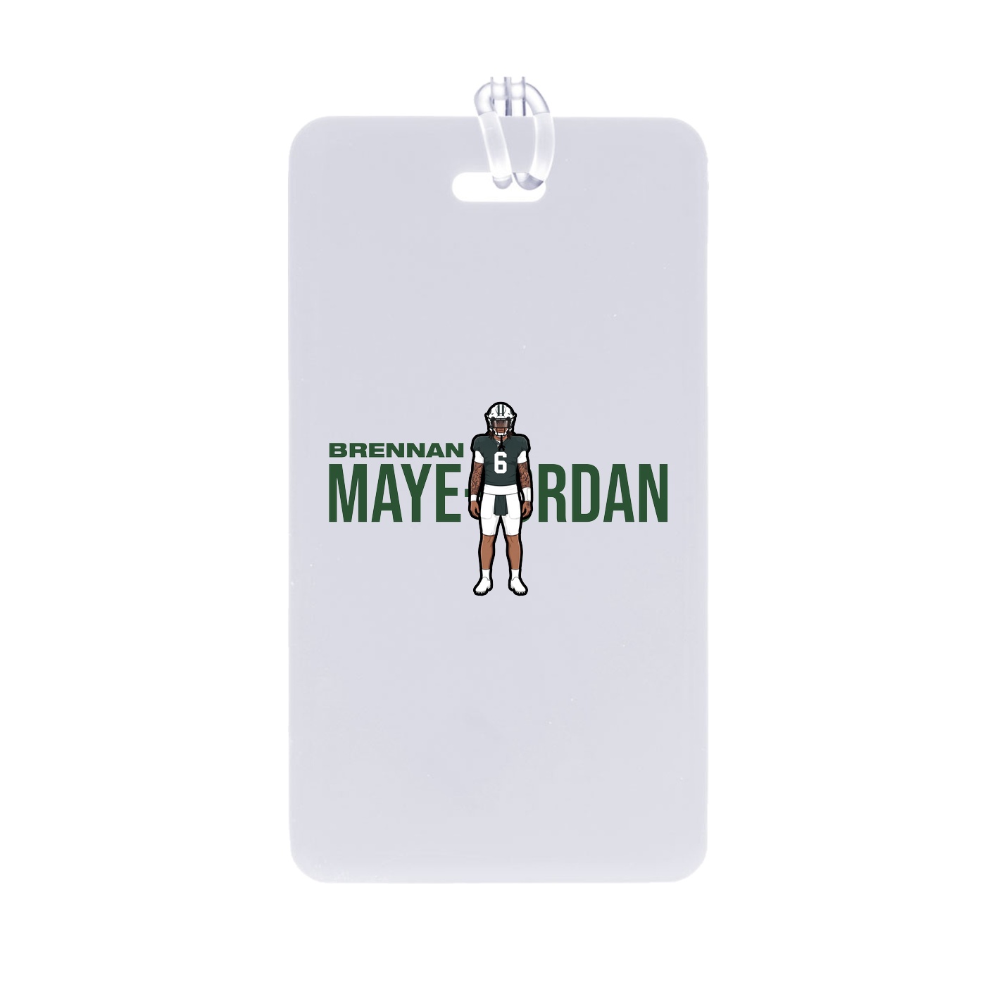 Bag Tag — Player Name in Classic