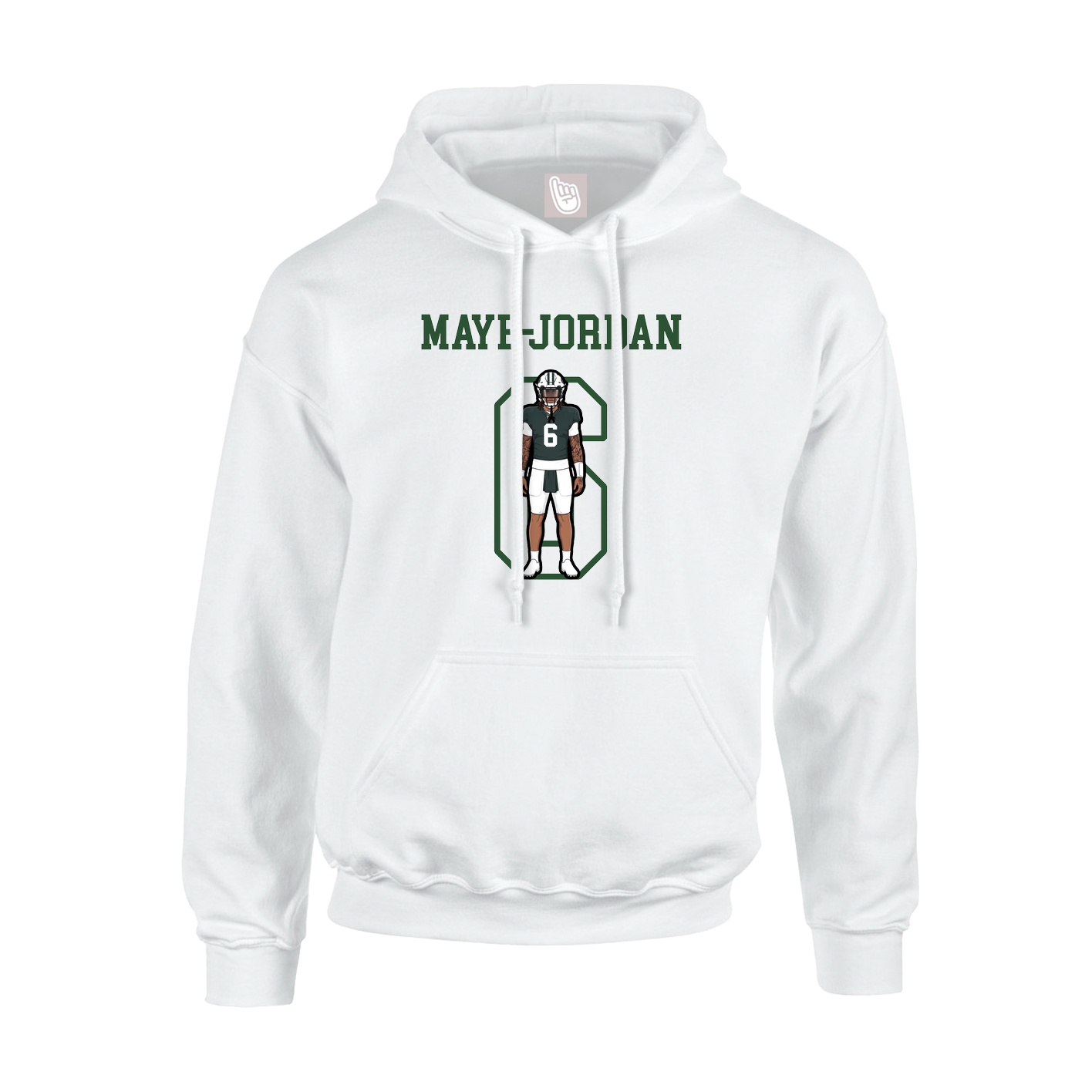 Youth Hoodie — Shirsey in White