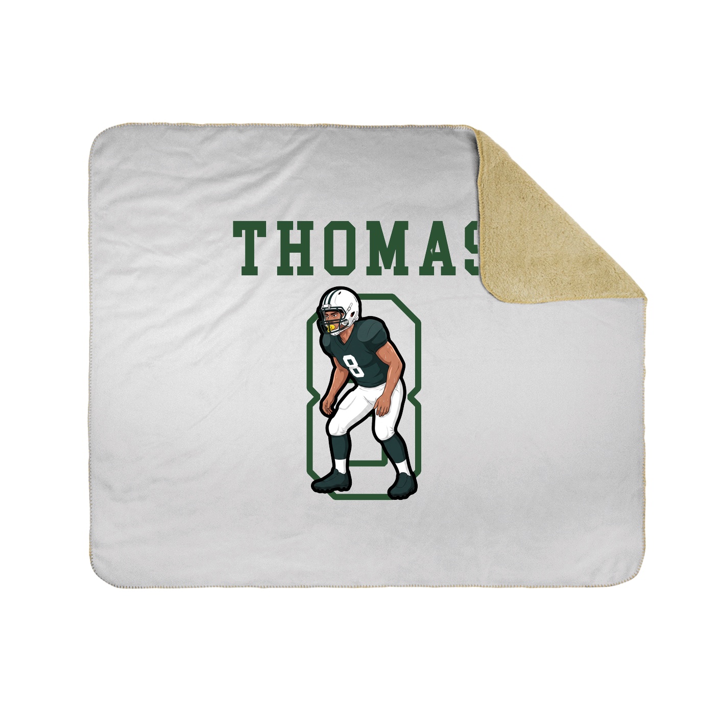 Throw Blanket — Shirsey in White