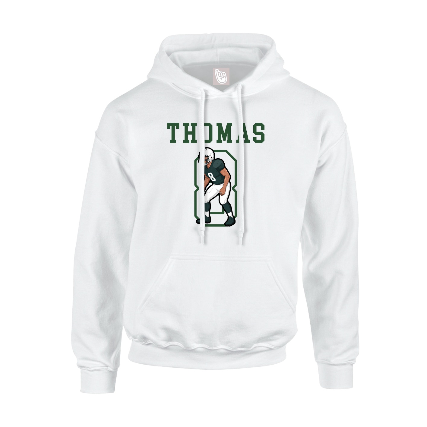 Hoodie — Shirsey in White