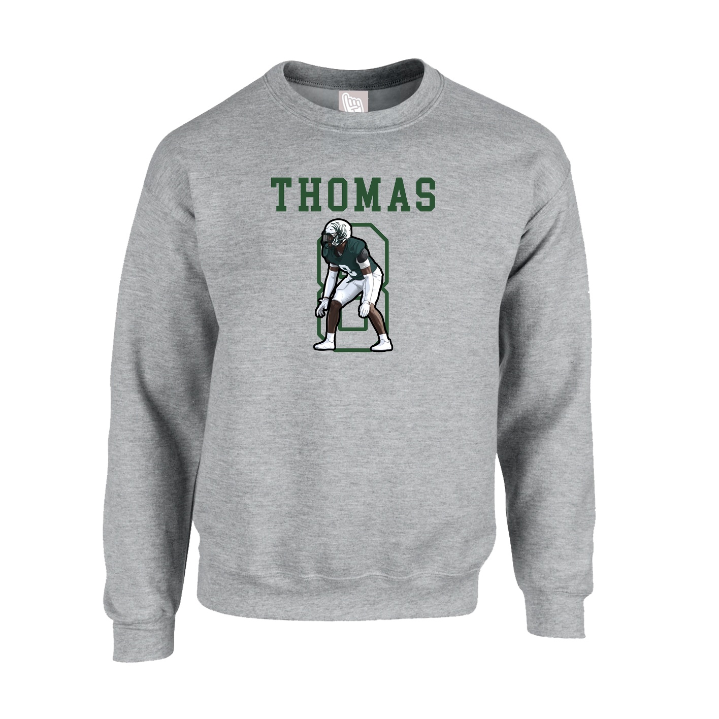 Fleece Crew — Shirsey in Grey