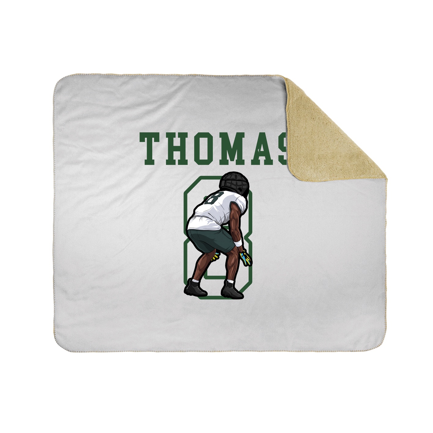 Throw Blanket — Shirsey in White