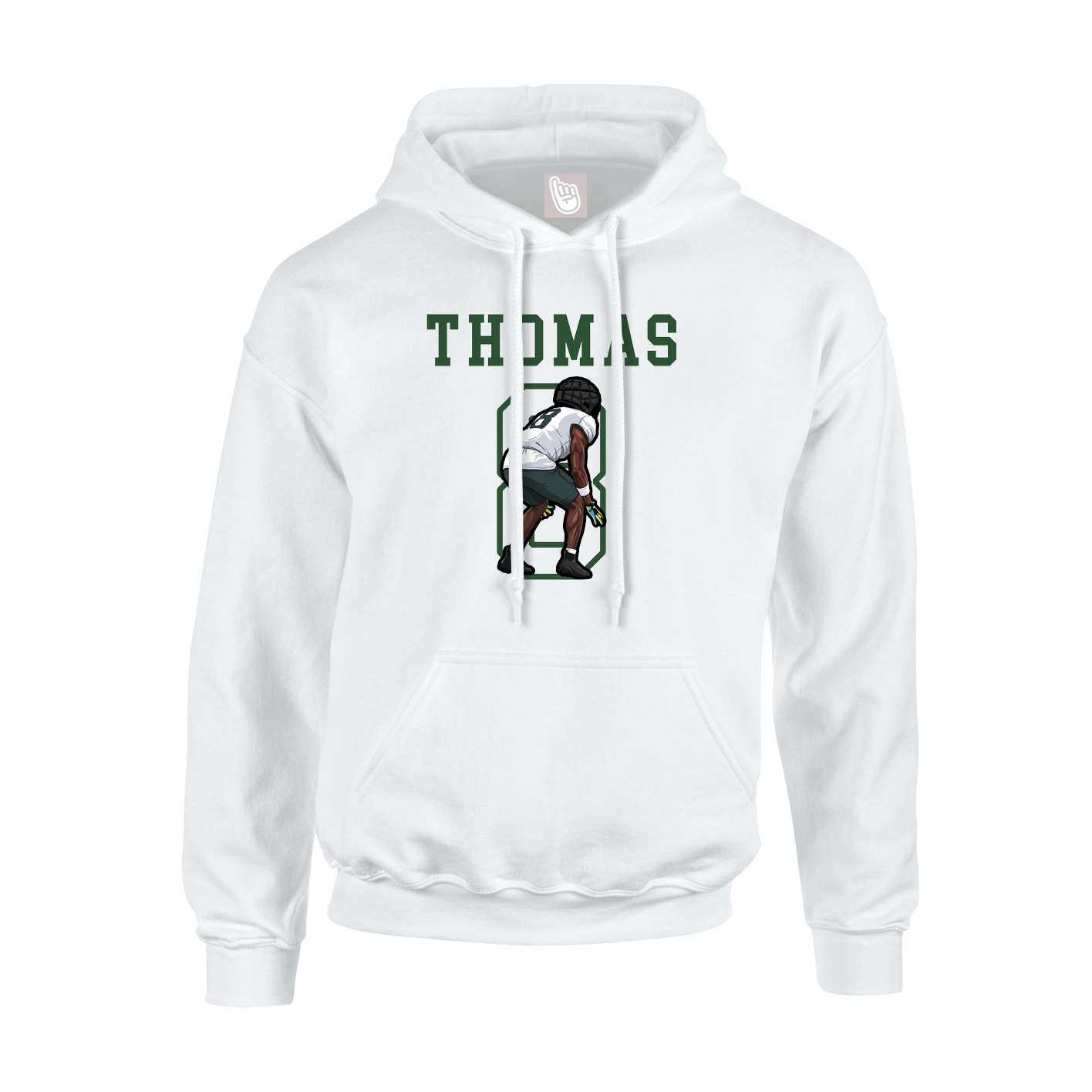 Youth Hoodie — Shirsey in White