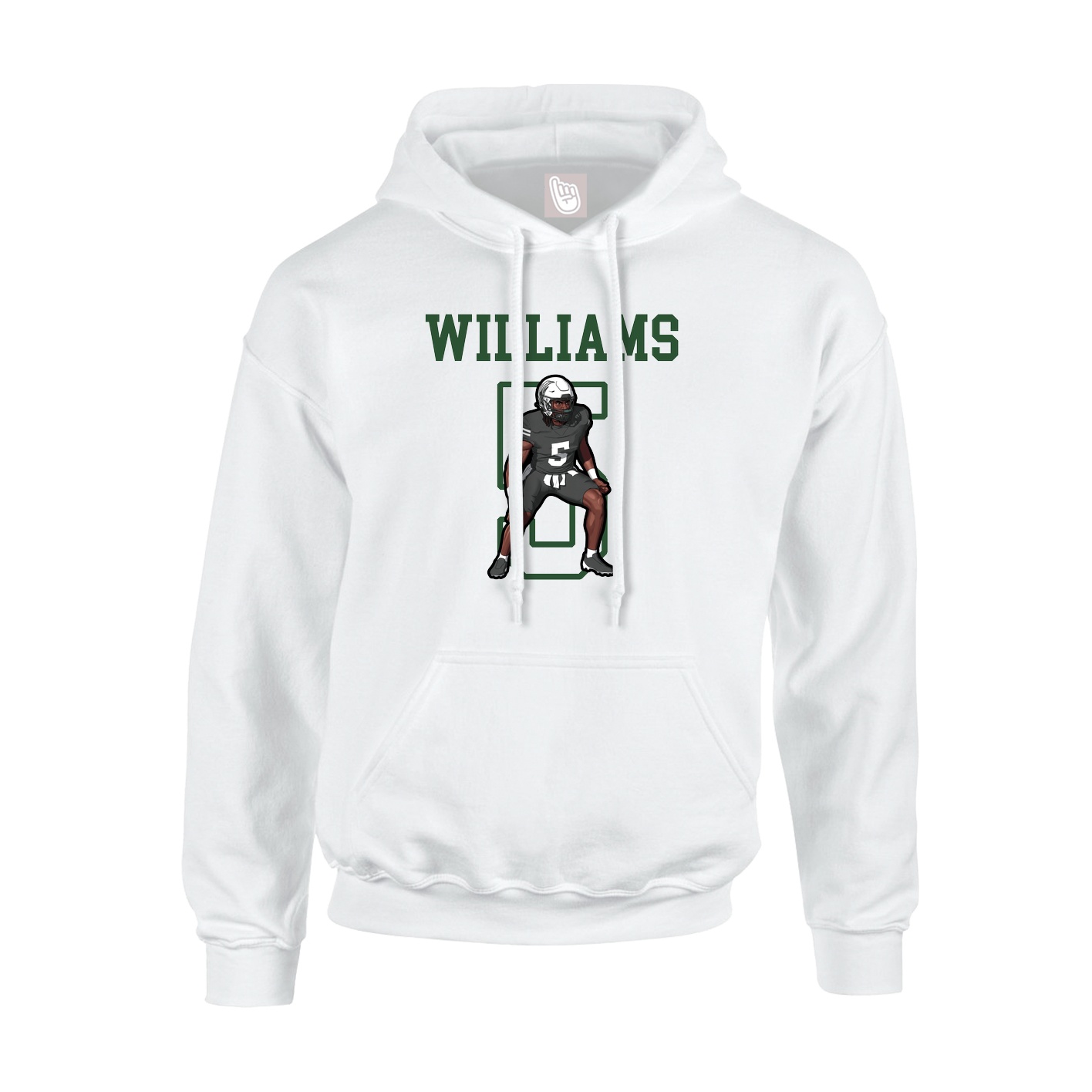 Hoodie — Shirsey in White