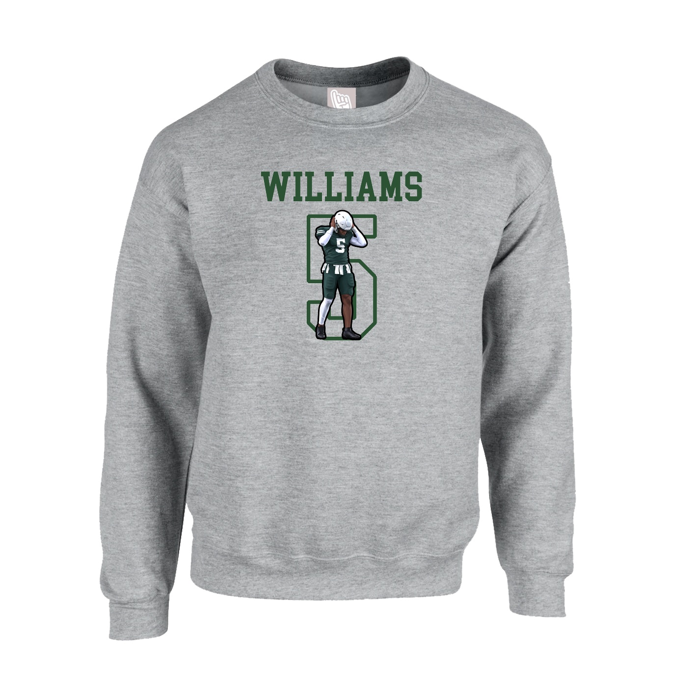 Fleece Crew — Shirsey in Grey