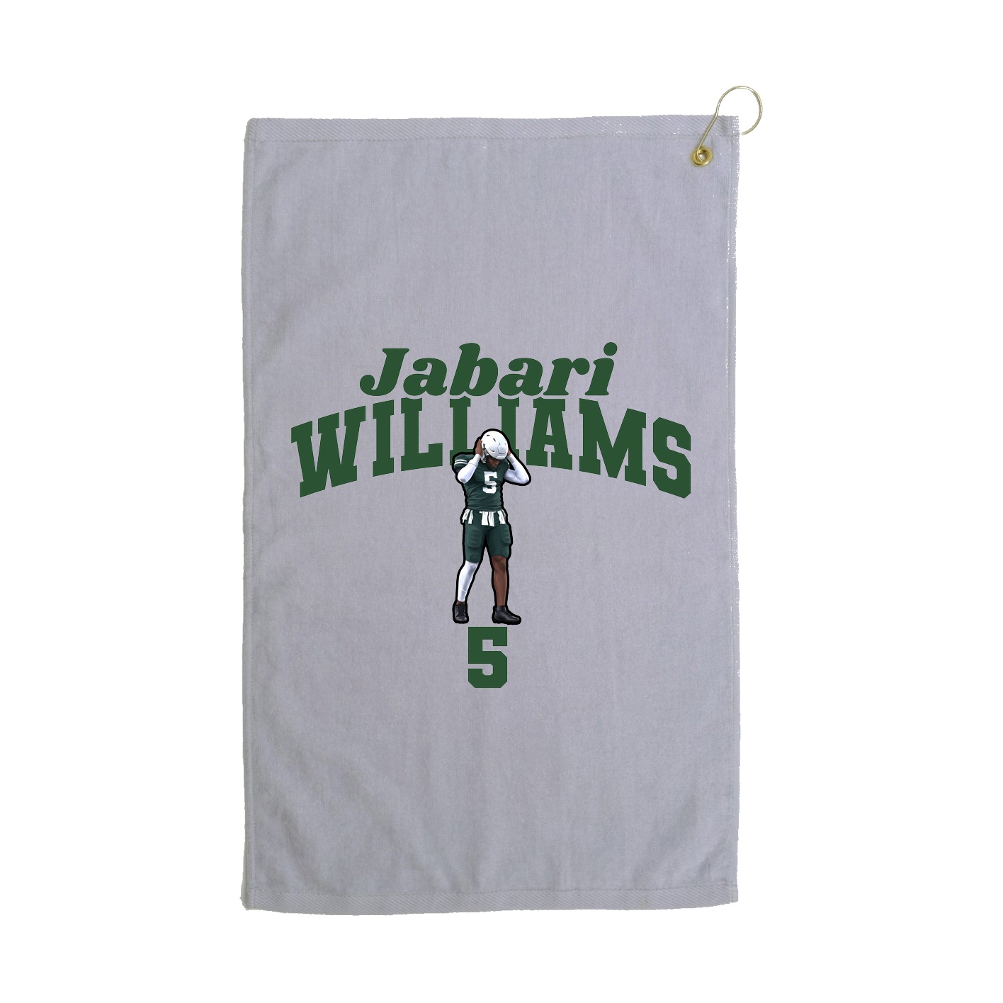 Golf Towel — Signature Arch in Grey
