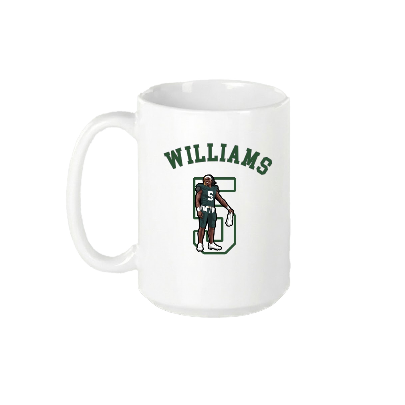 15oz Coffee Mug — Shirsey Arch in White