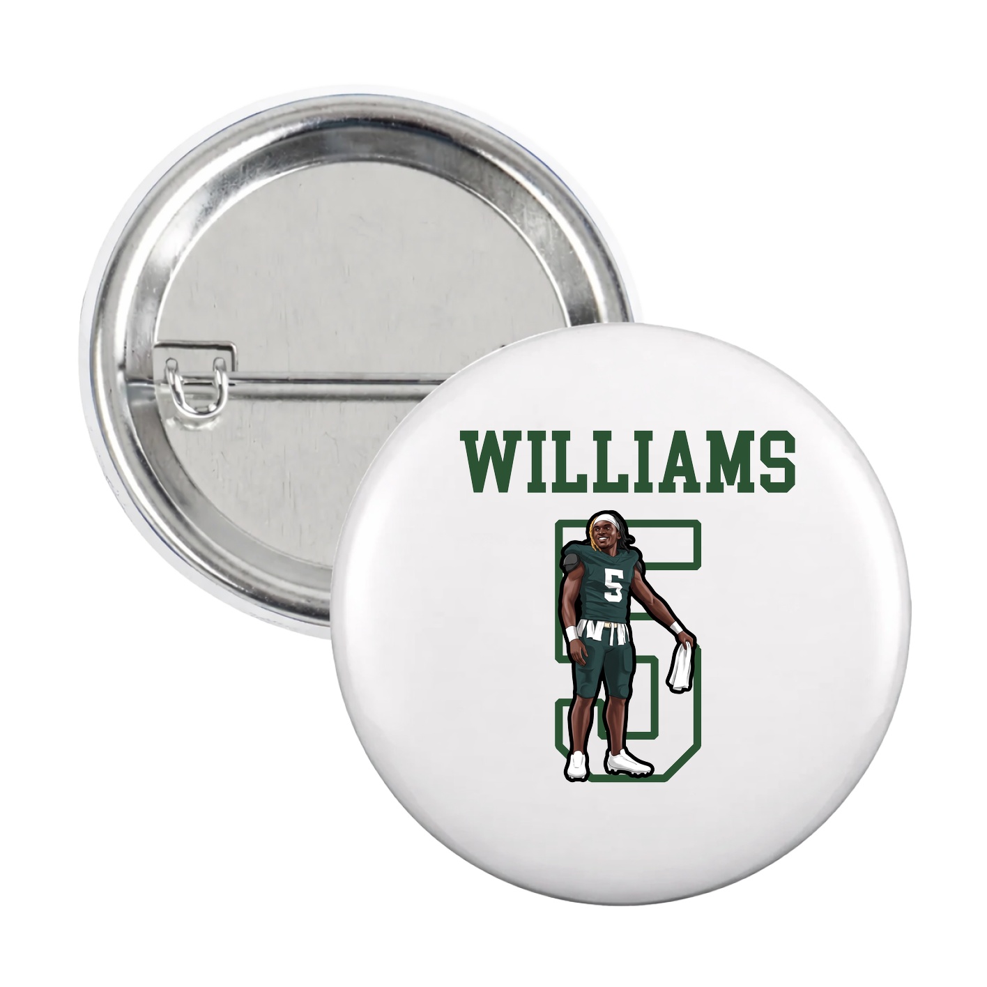 Game Day Button — Shirsey in White