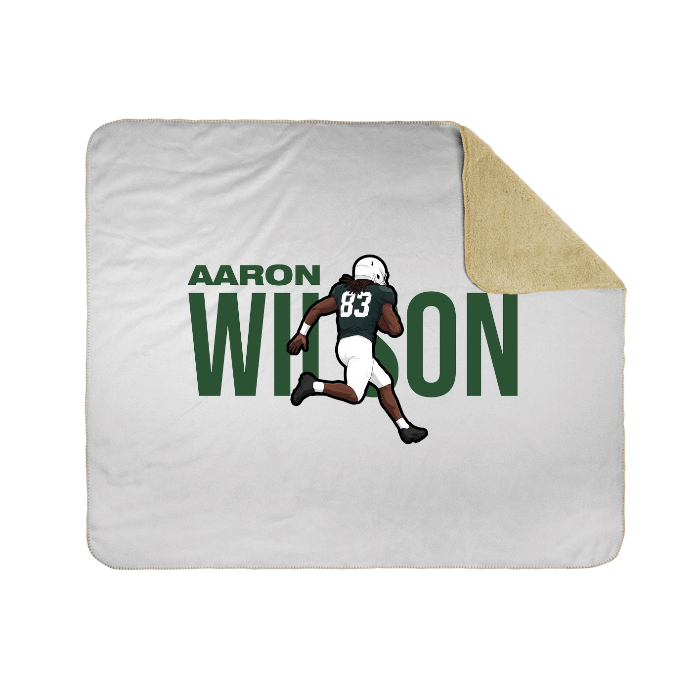 Throw Blanket — Player Name in White