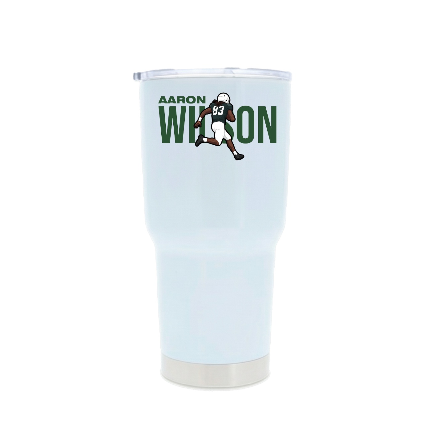 30oz Stainless Steel Tumbler — Player Name in White