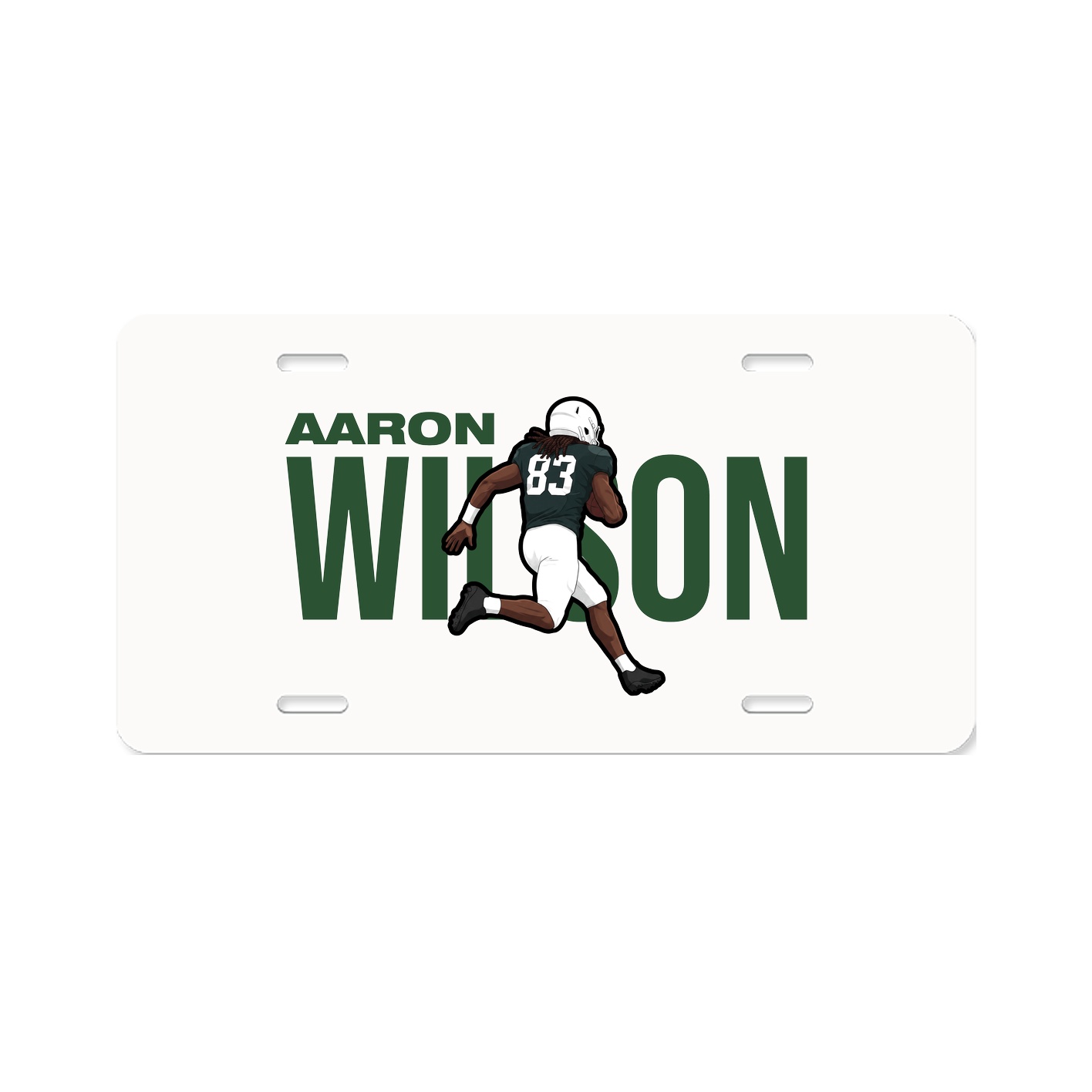 License Plate — Player Name in Classic