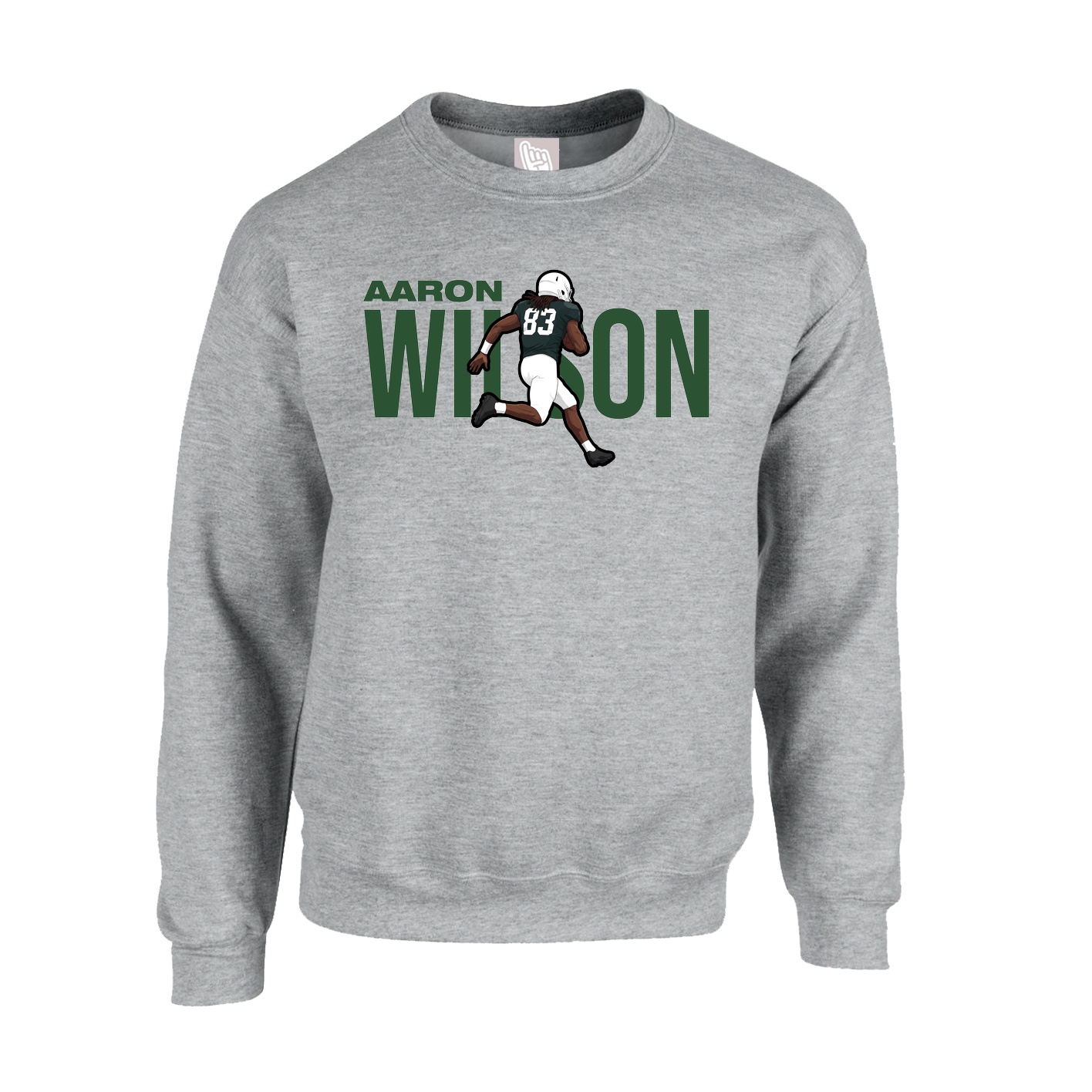 Fleece Crew — Player Name in Grey