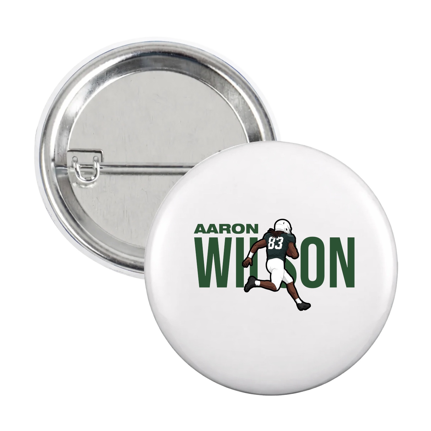 Game Day Button — Player Name in White