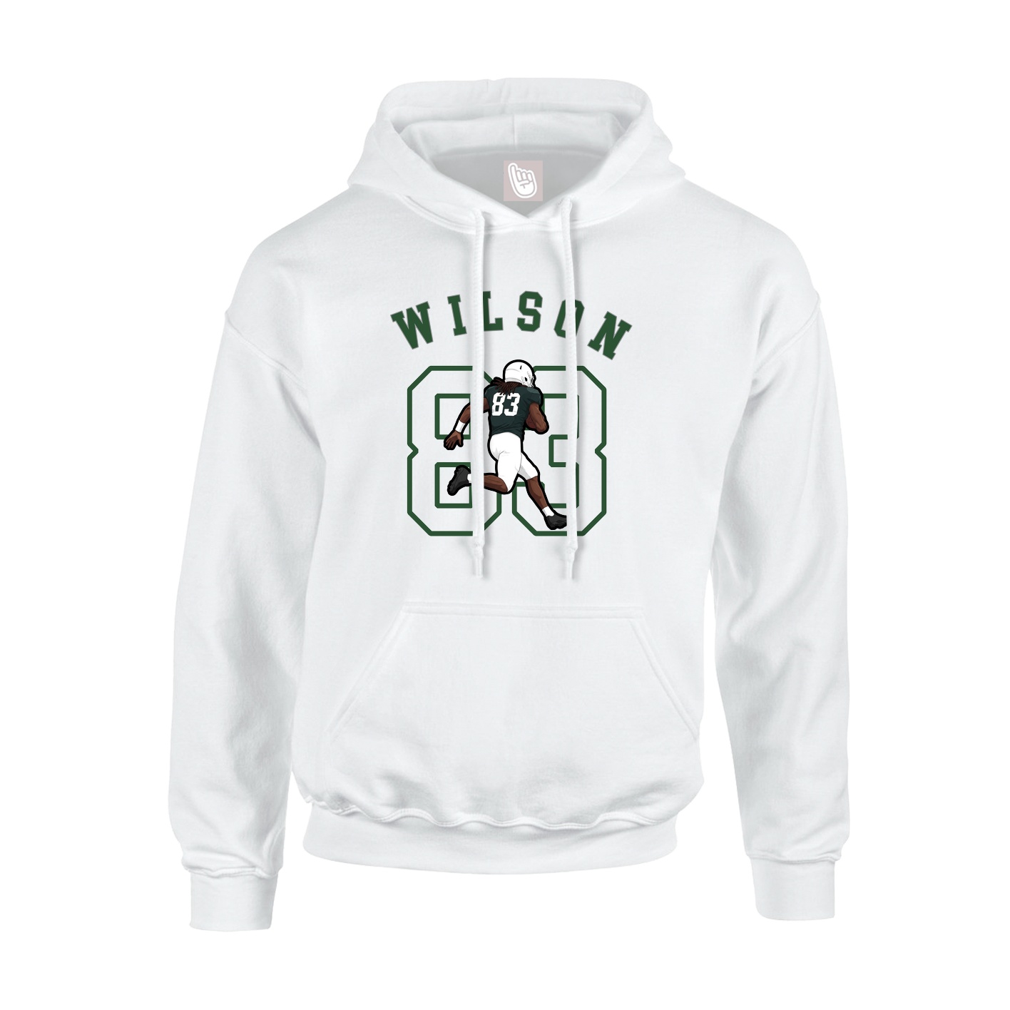 Hoodie — Shirsey Arch in White