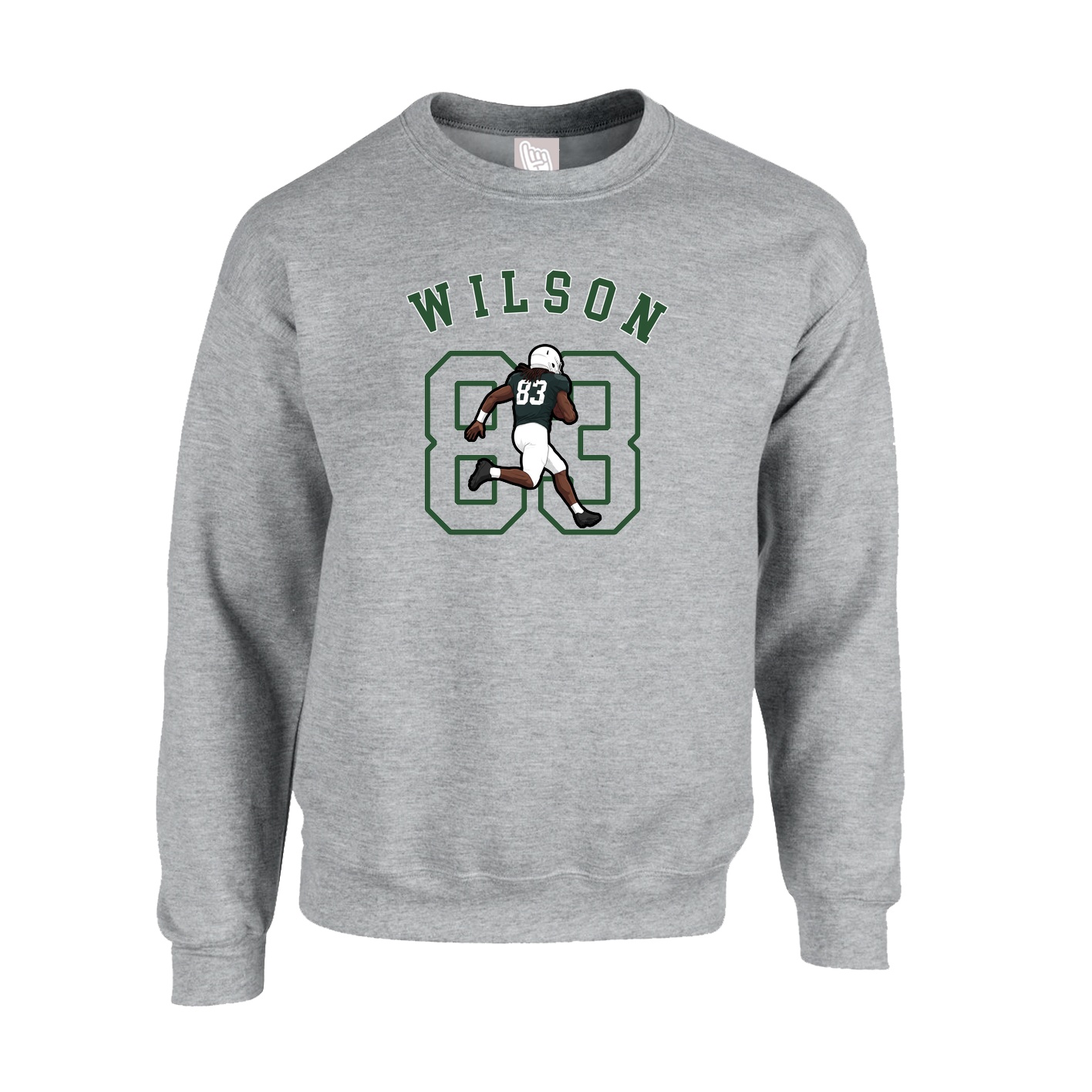Fleece Crew — Shirsey Arch in Grey
