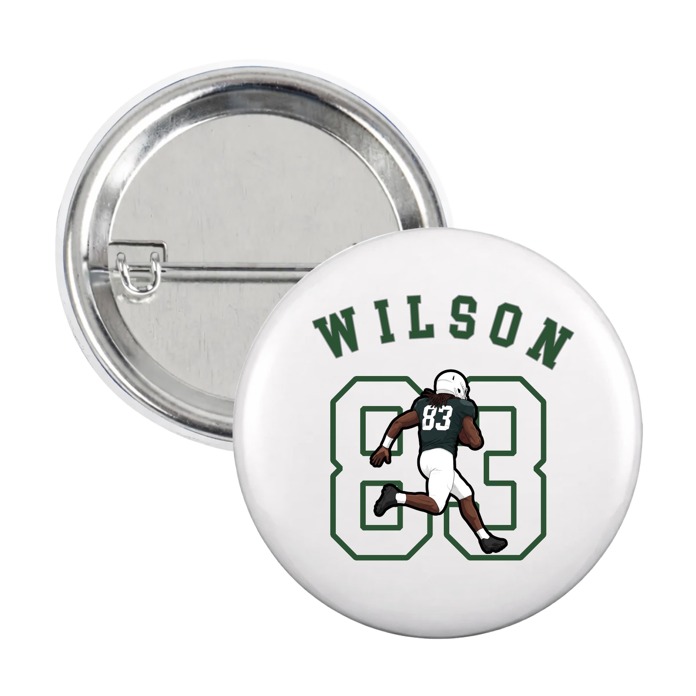 Game Day Button — Shirsey Arch in White