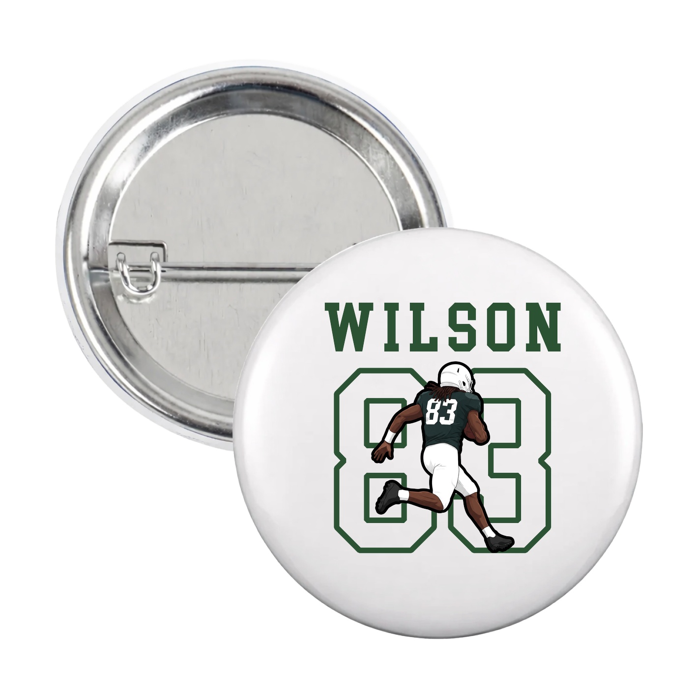 Game Day Button — Shirsey in White