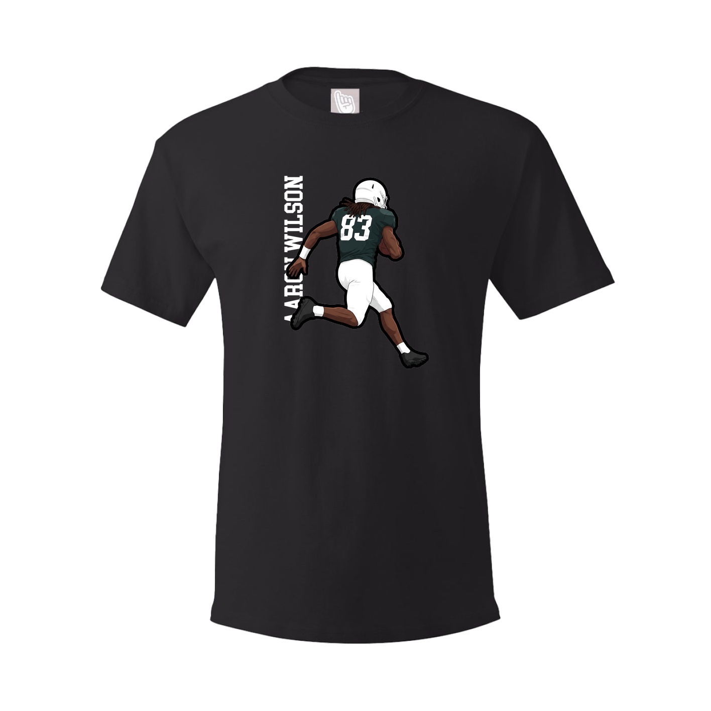 Tee — Name Vertical in Black