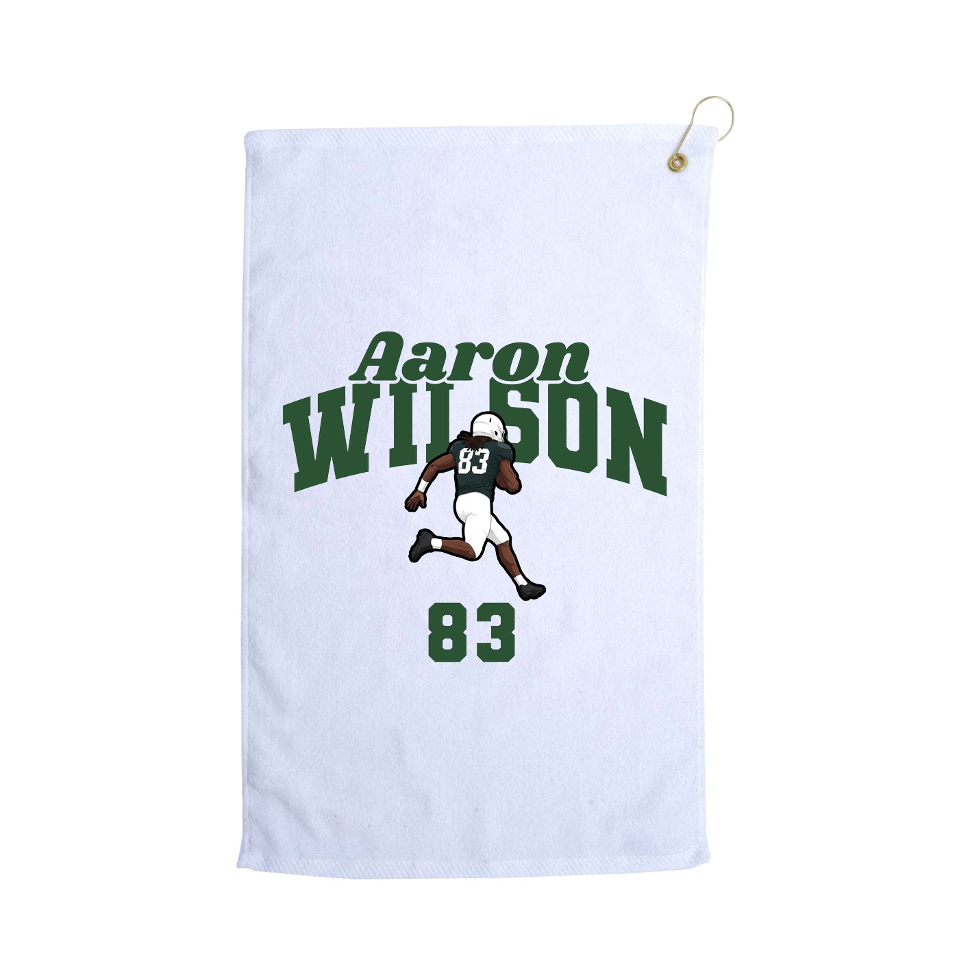 Golf Towel — Signature Arch in White