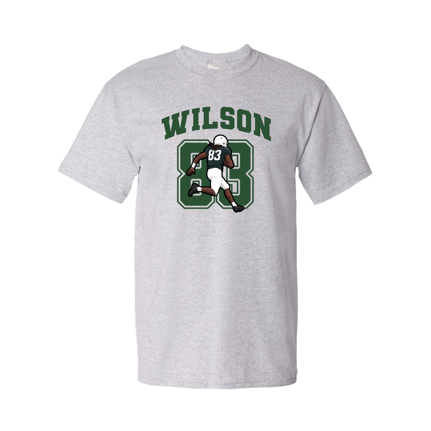 Youth Tee — Number in Grey