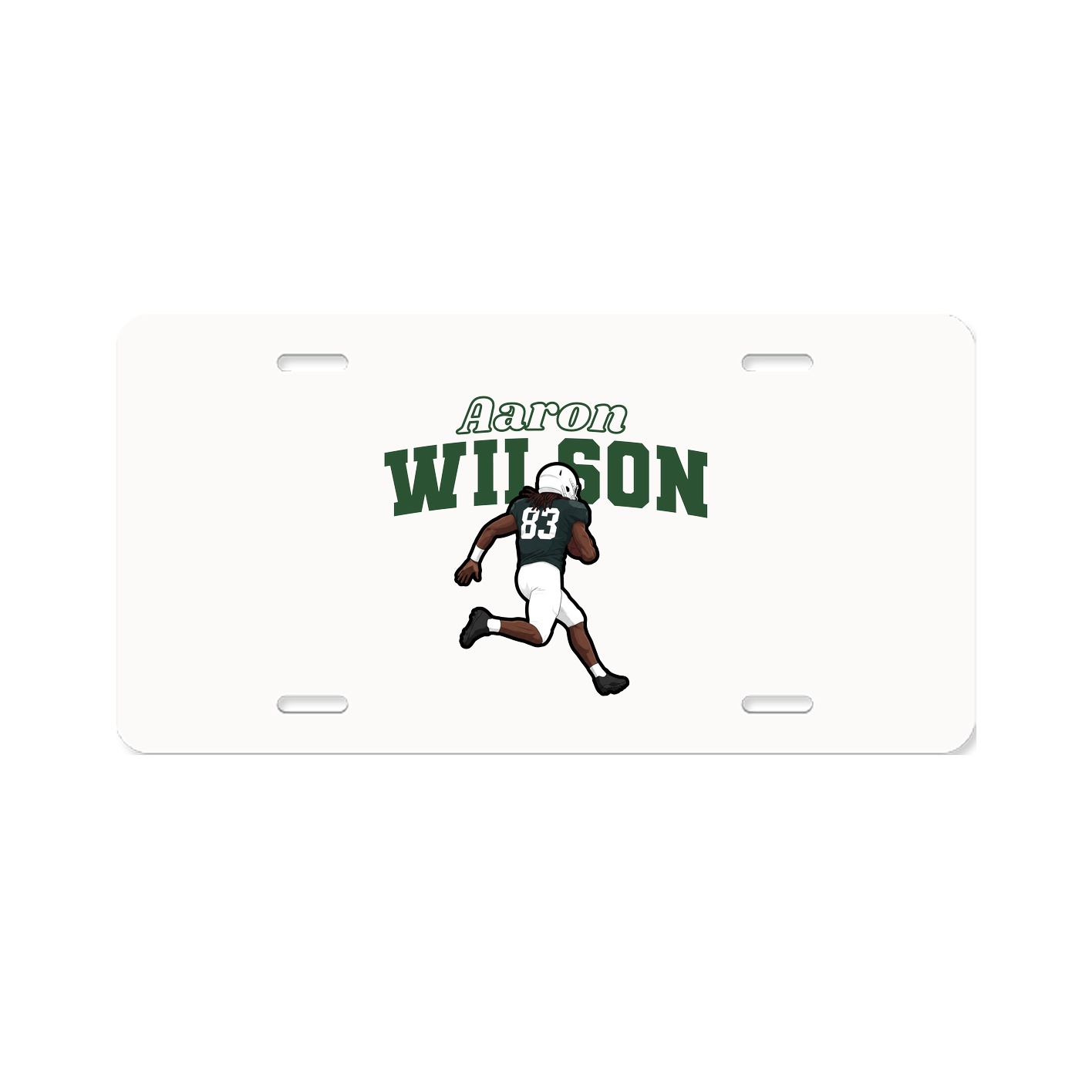 License Plate — Name Arch in Classic
