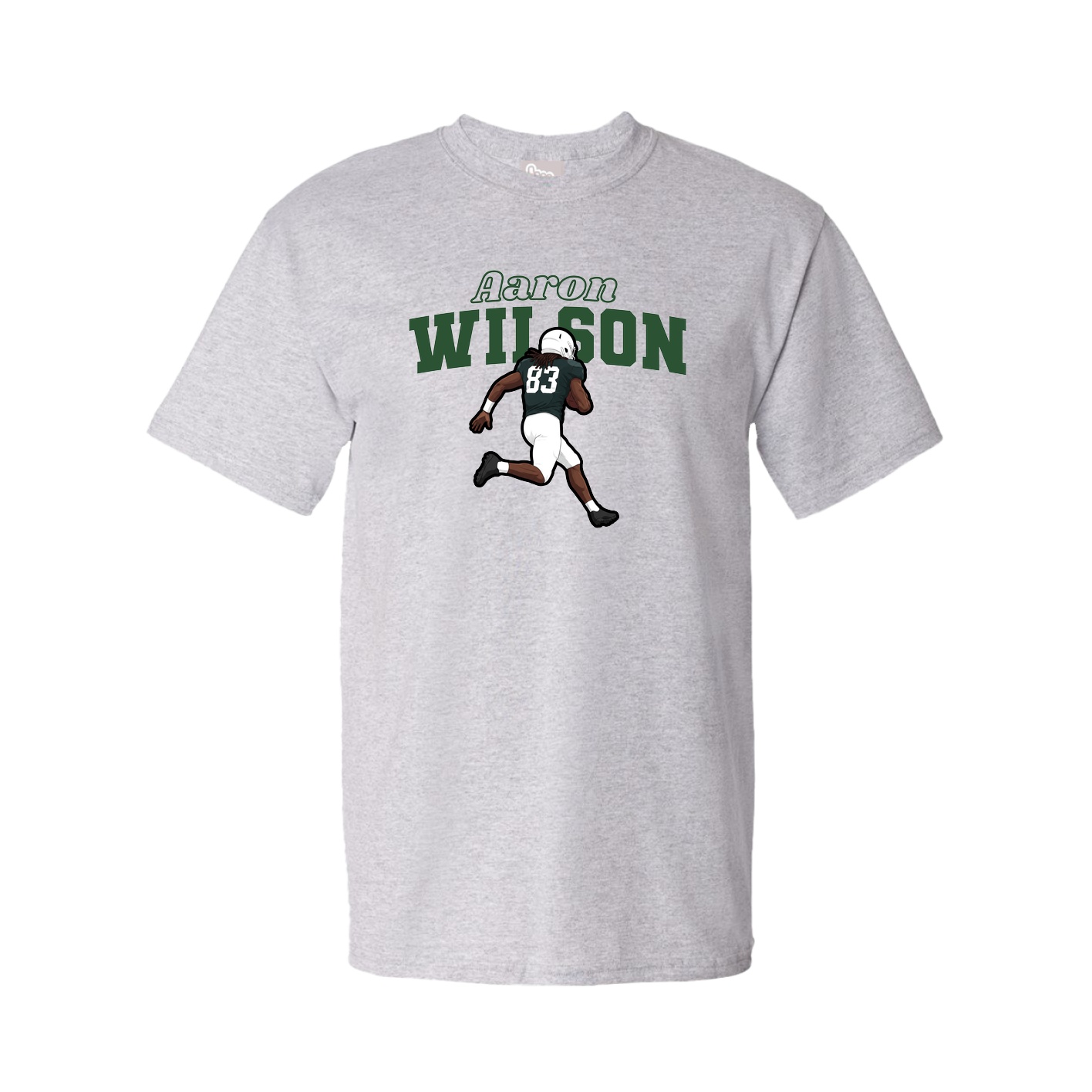 Tee — Name Arch in Grey