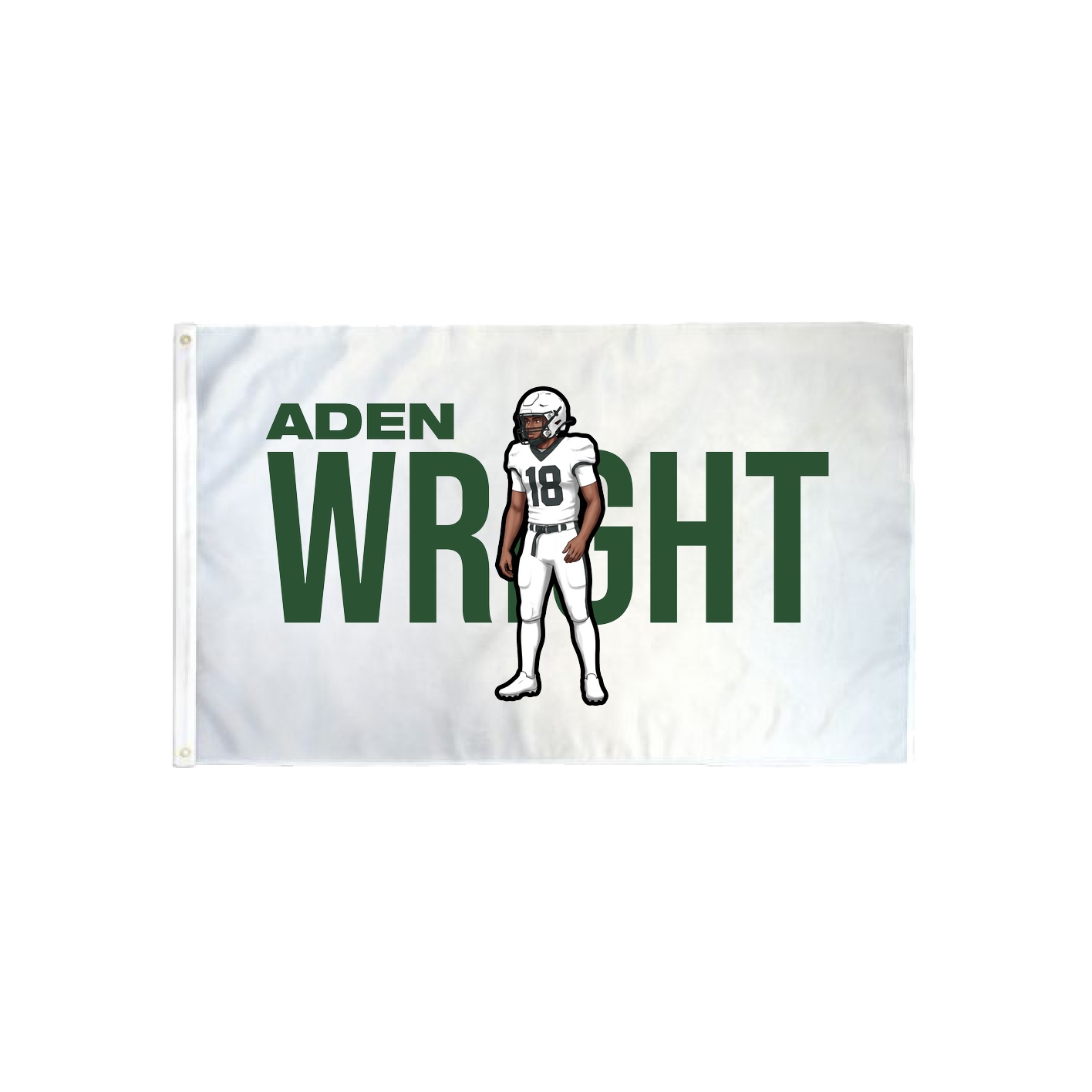 3x5 Flag — Player Name in Classic