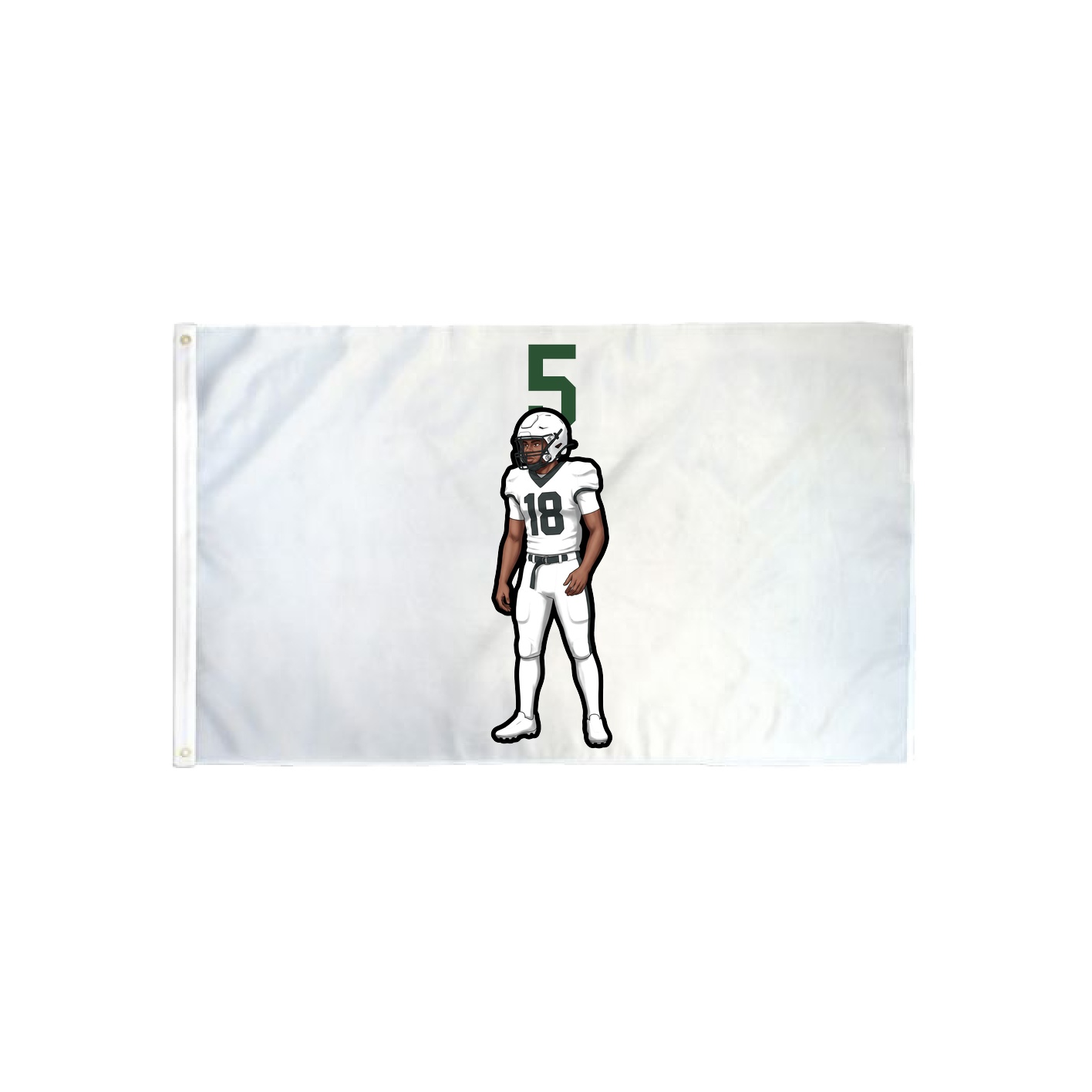 3x5 Flag — Number Top in Classic