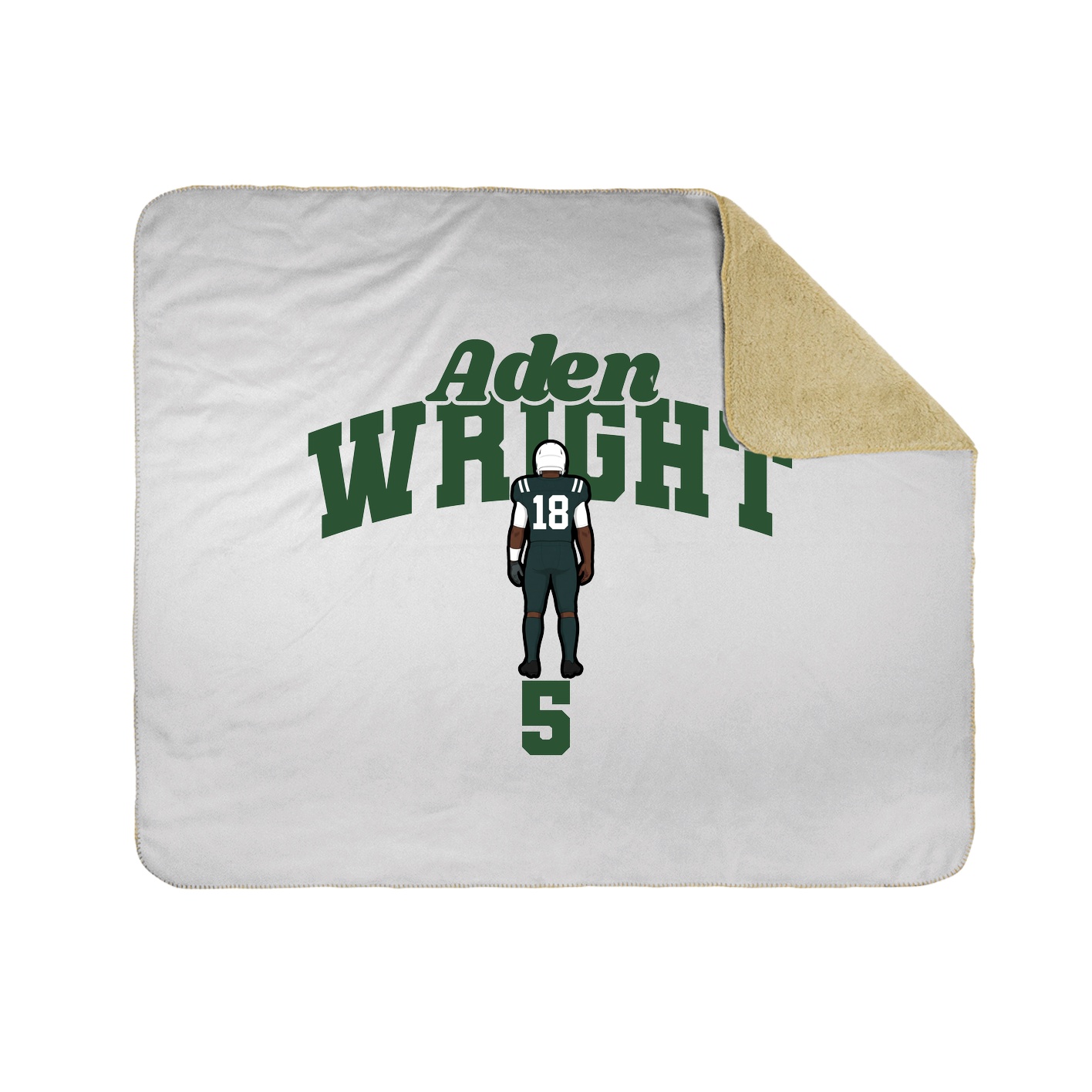 Throw Blanket — Signature Arch in White