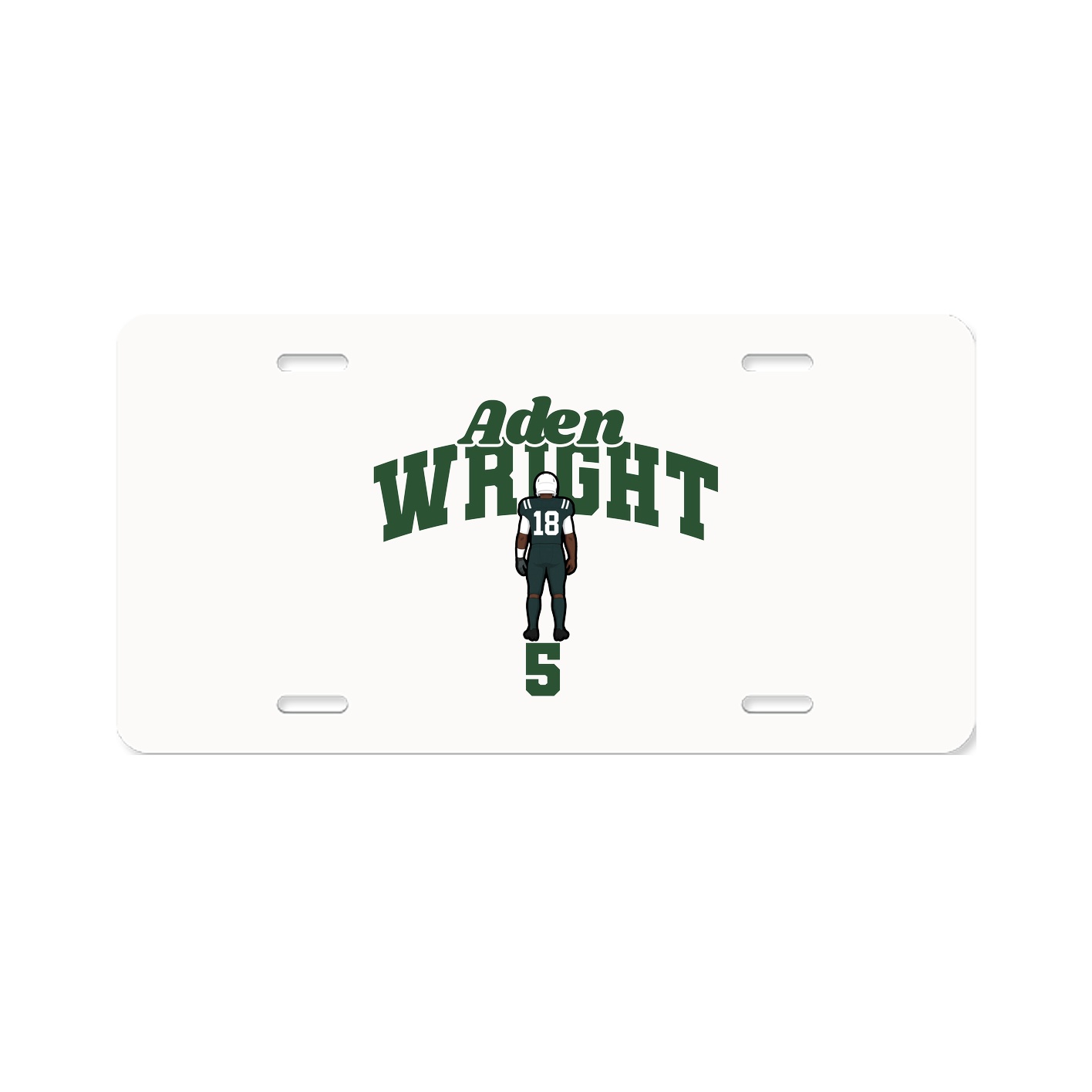 License Plate — Signature Arch in Classic