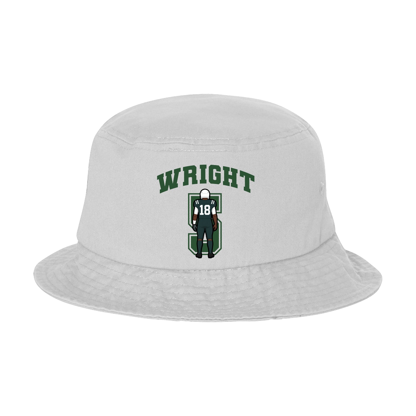 Bucket Cap — Number in White