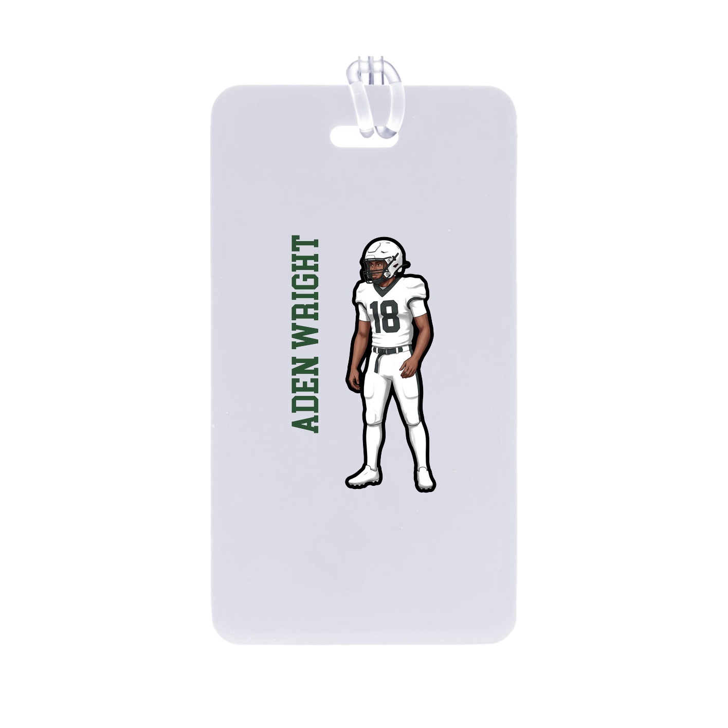 Bag Tag — Name Vertical in Classic