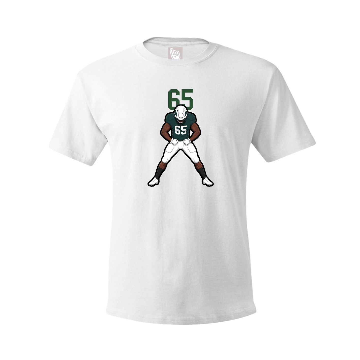Tee — Number Top in White
