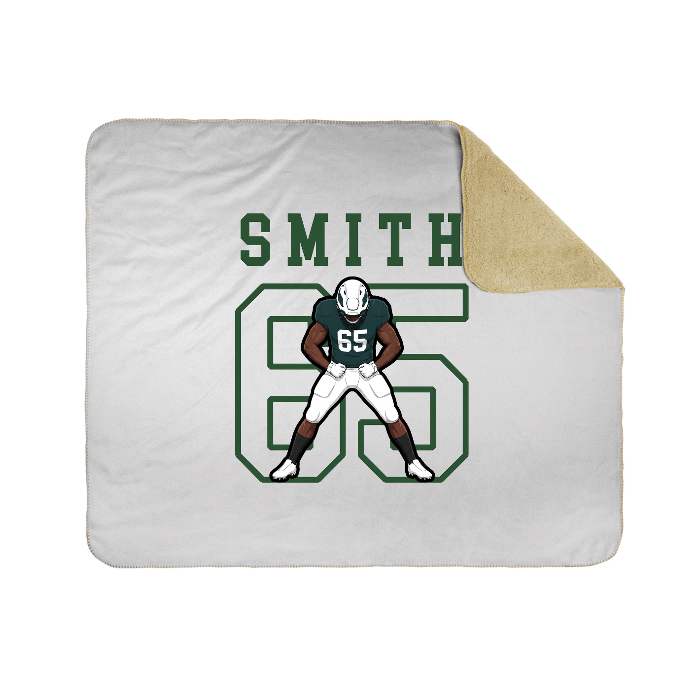 Throw Blanket — Shirsey in White