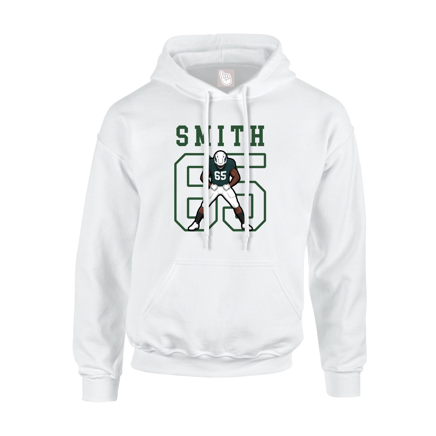 Youth Hoodie — Shirsey in White