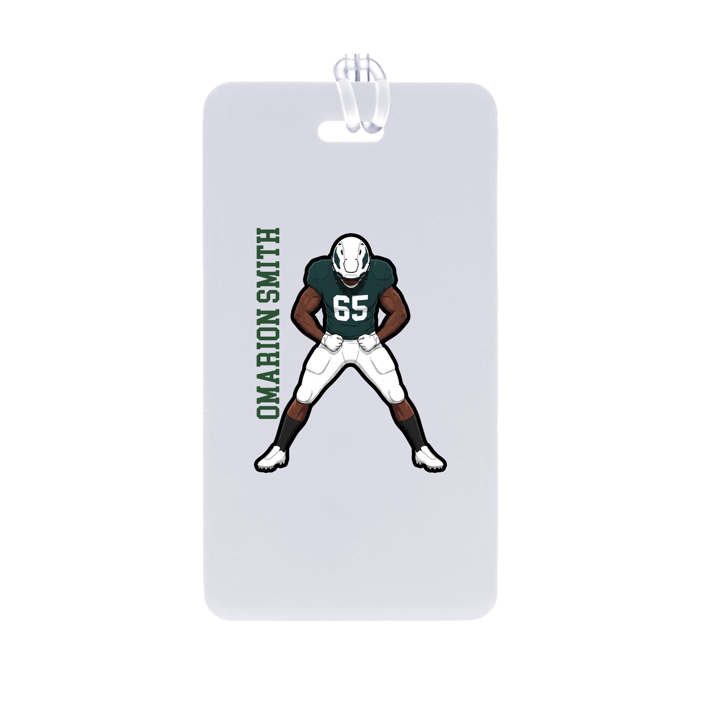 Bag Tag — Name Vertical in Classic