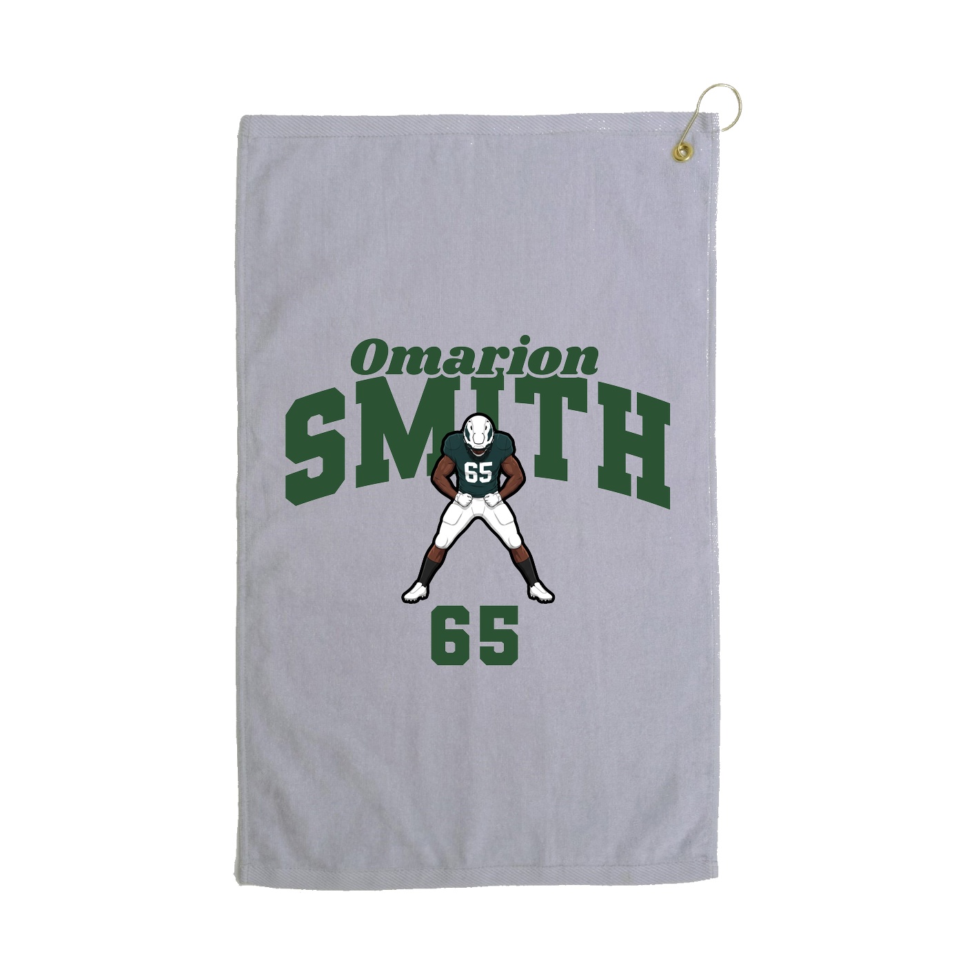 Golf Towel — Signature Arch in Grey