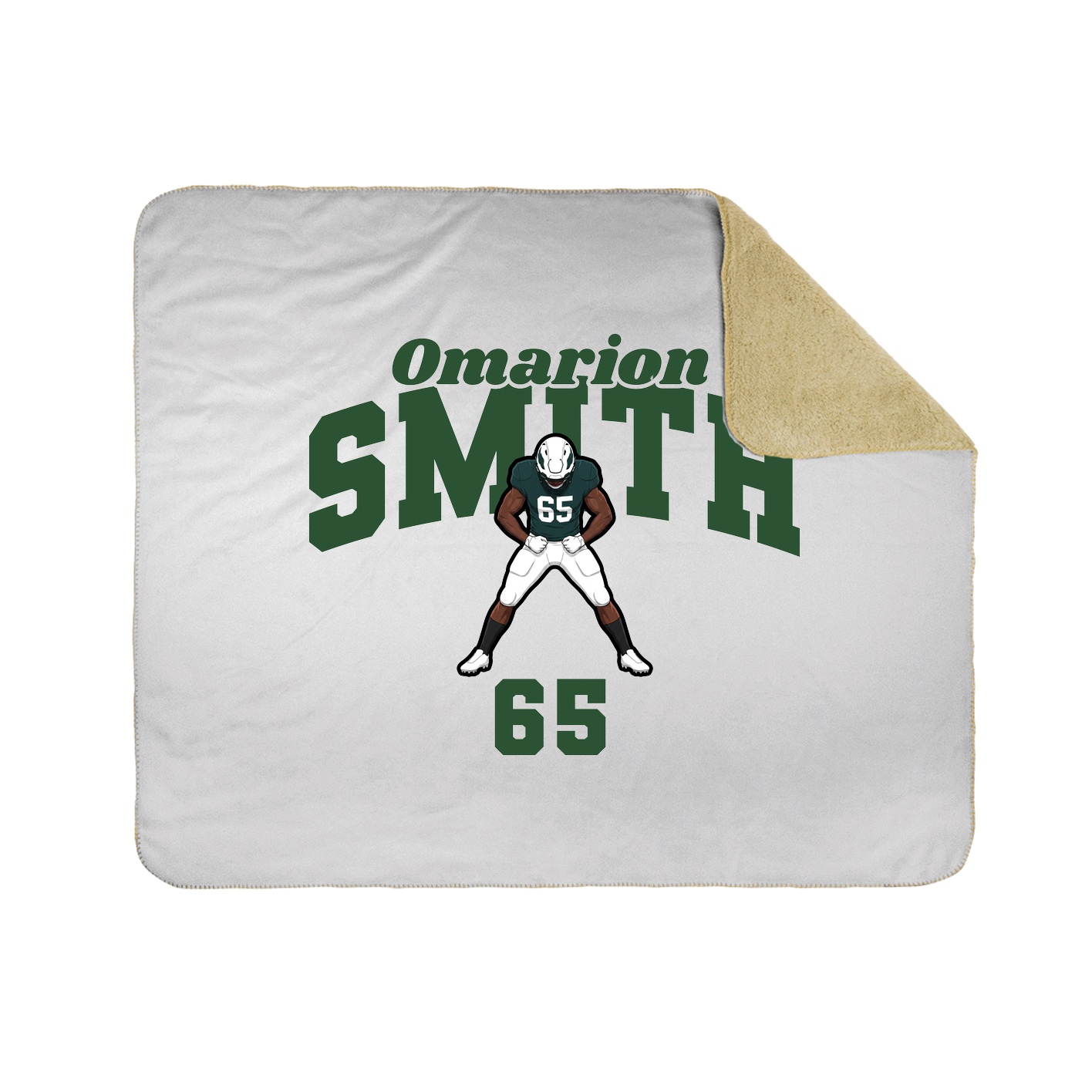 Throw Blanket — Signature Arch in White