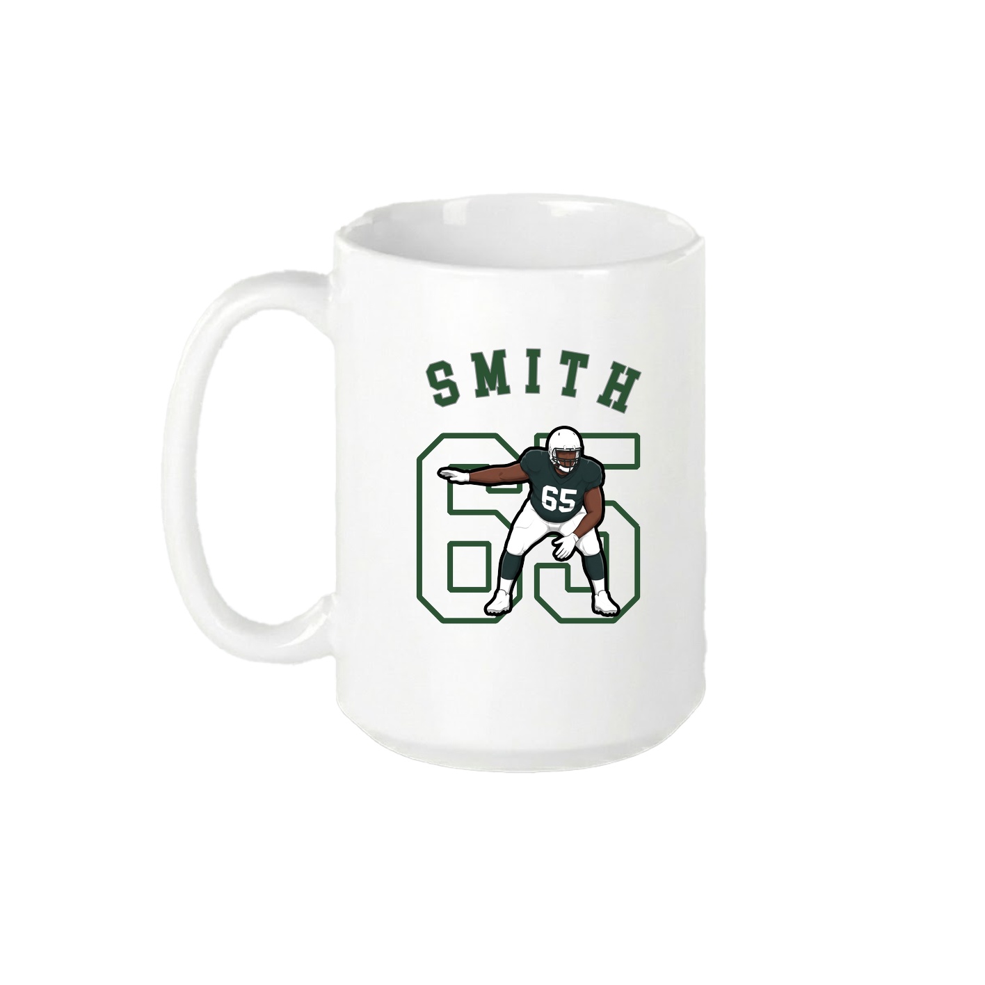 15oz Coffee Mug — Shirsey Arch in White