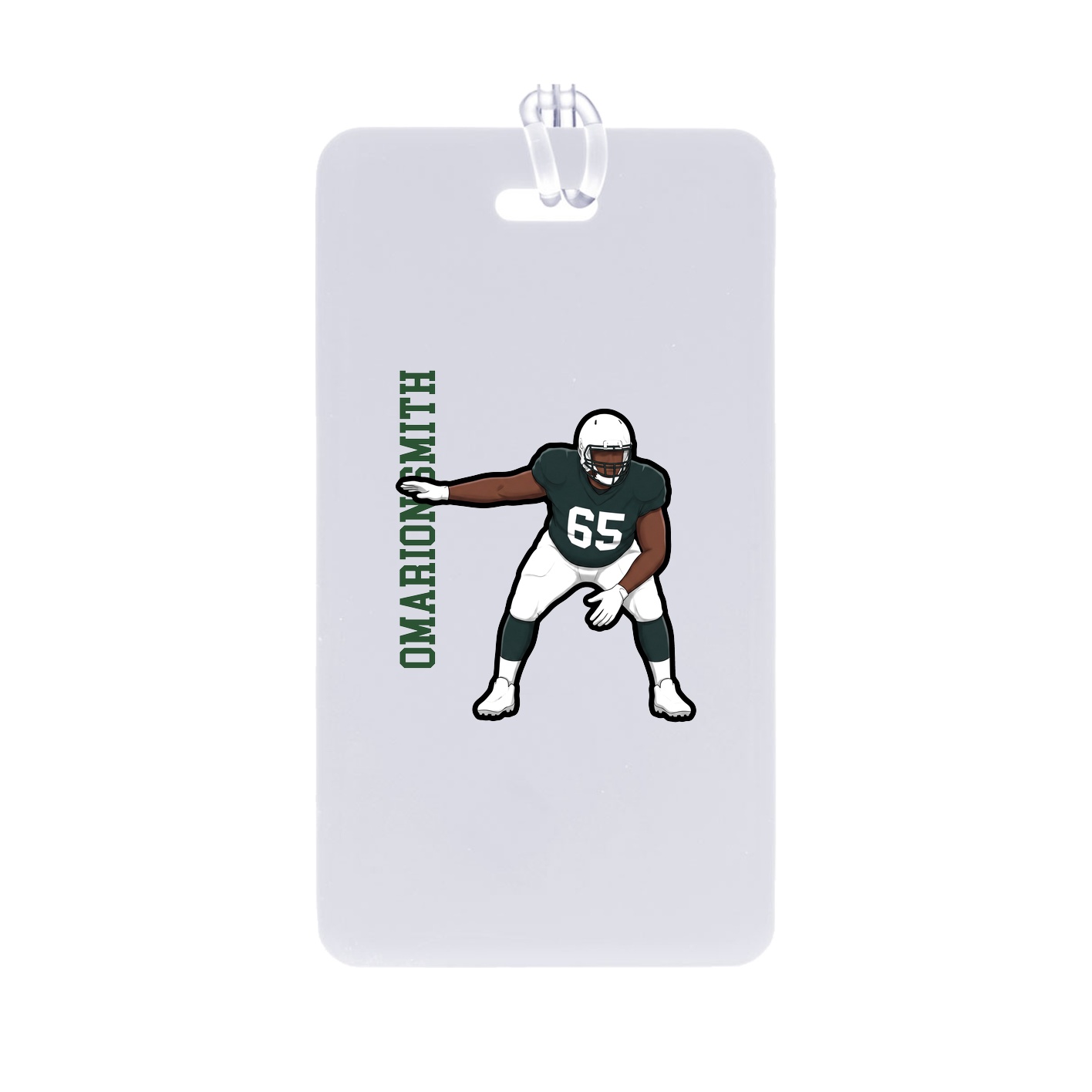 Bag Tag — Name Vertical in Classic