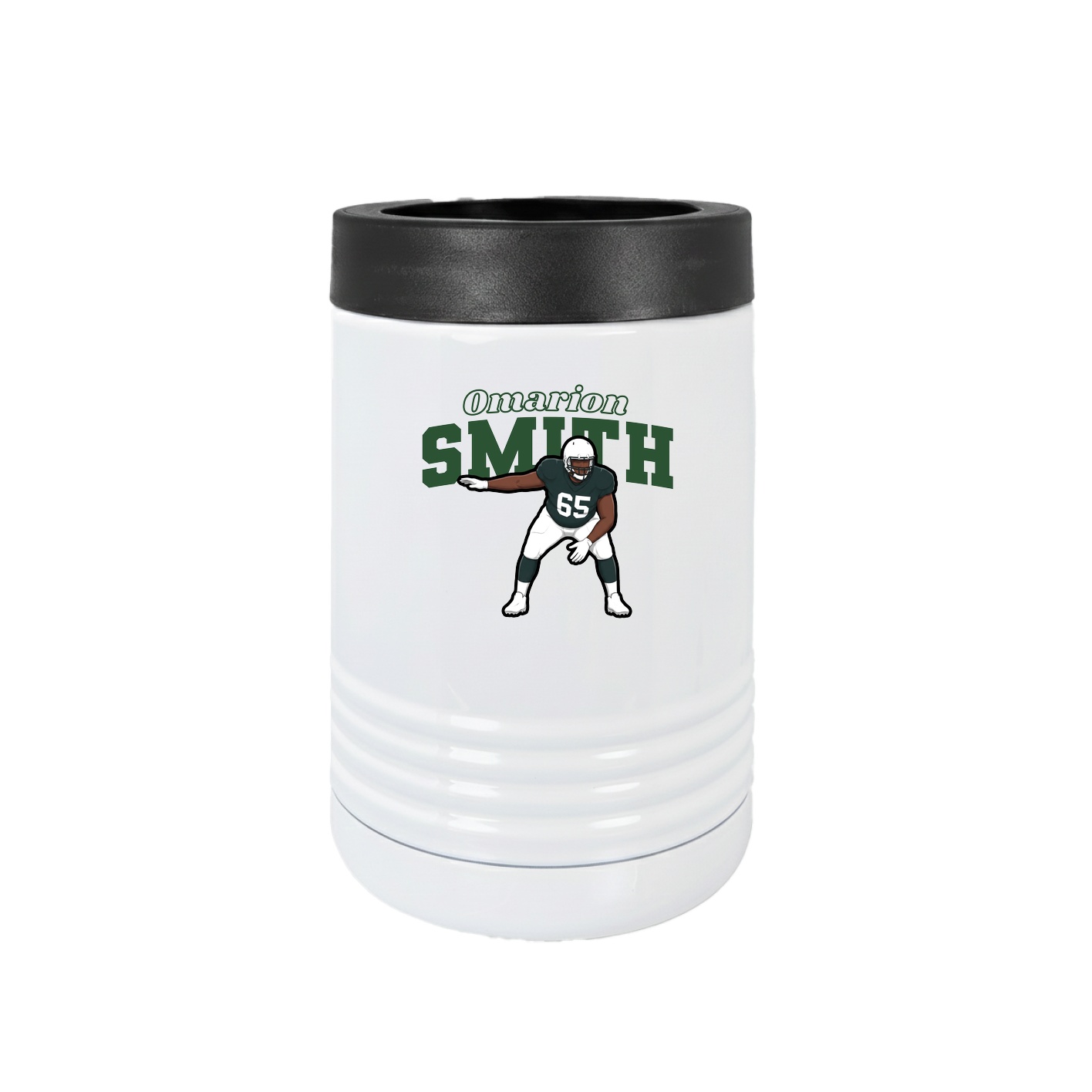 Beverage Holder — Name Arch in White