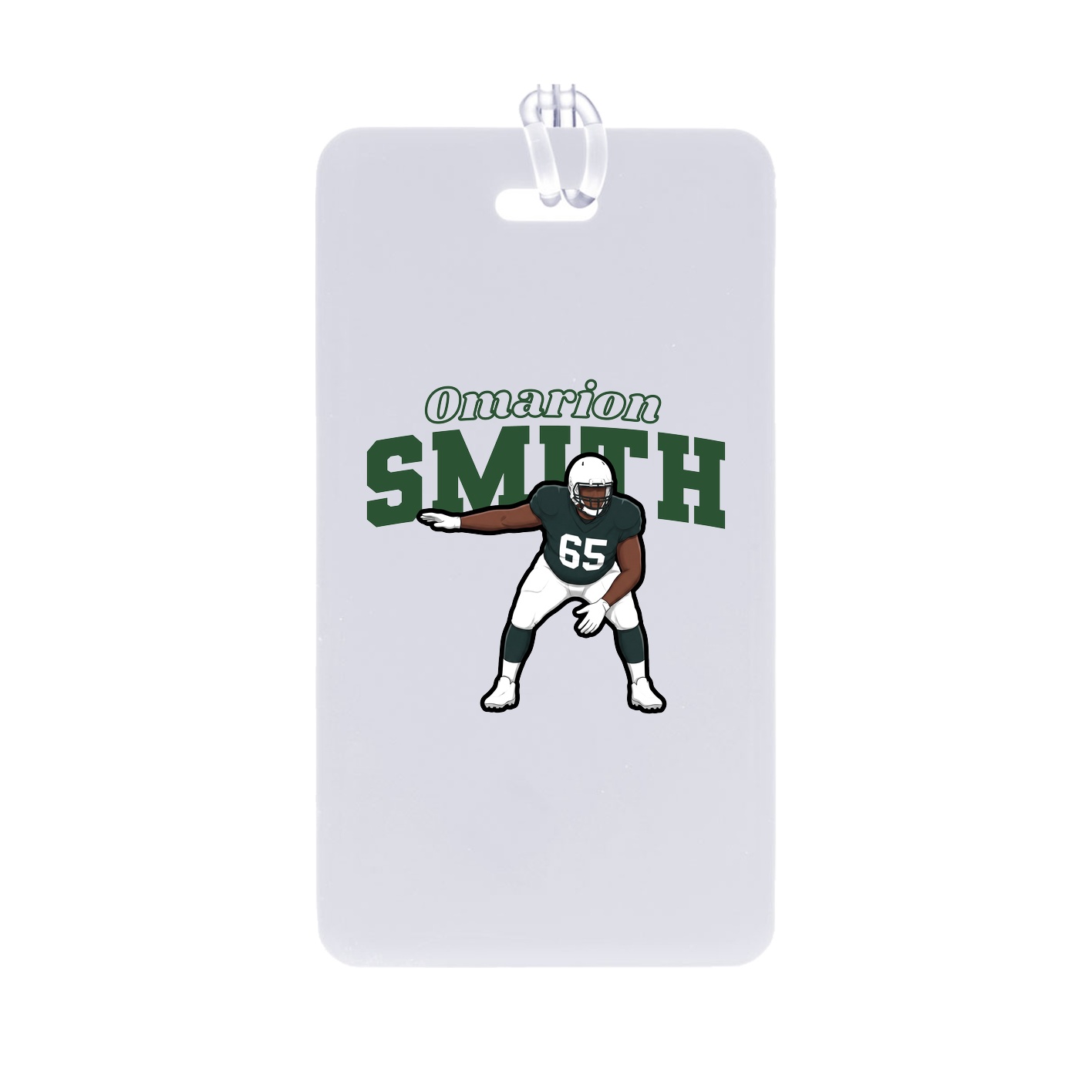 Bag Tag — Name Arch in Classic