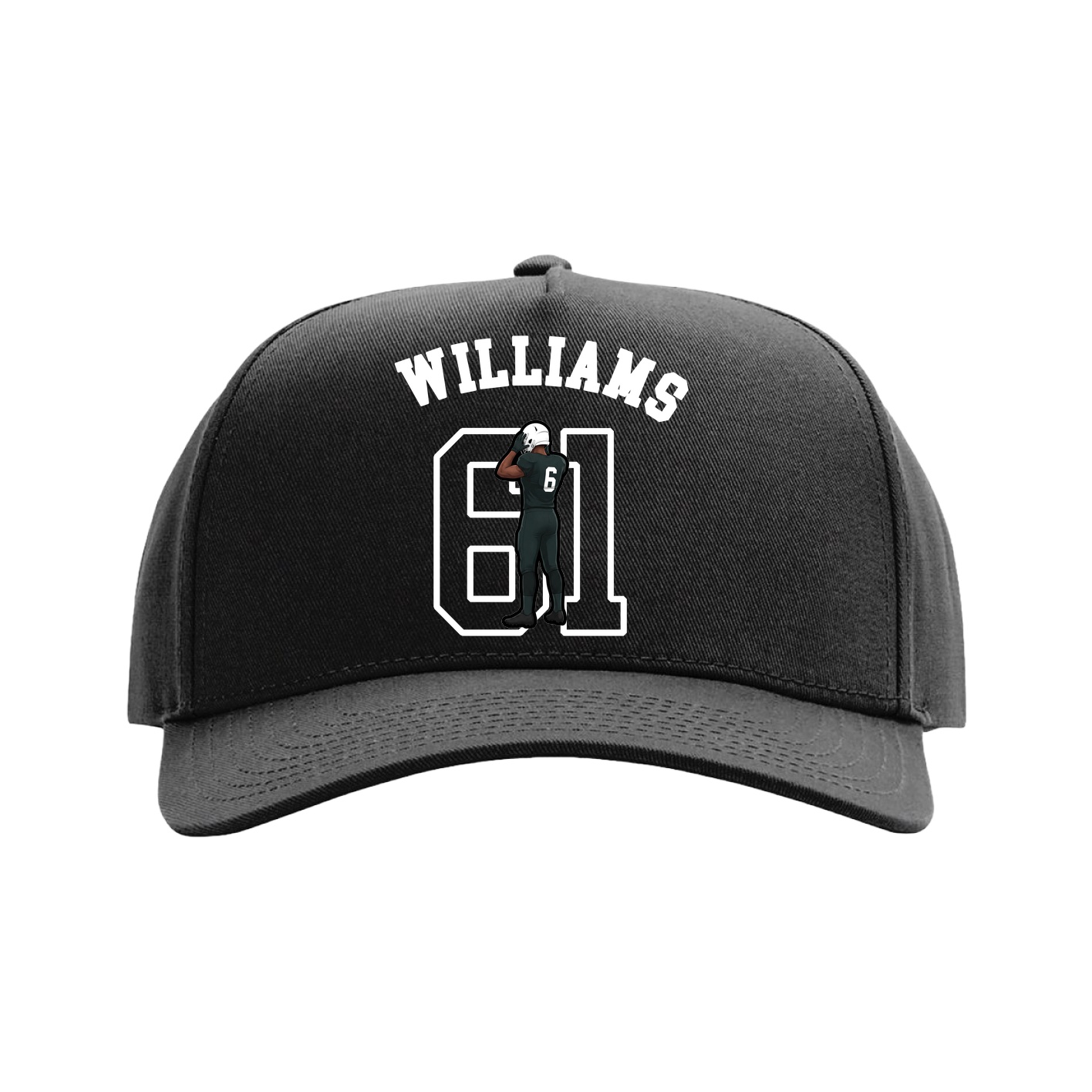 Full Fabric Five-Panel Champ Cap