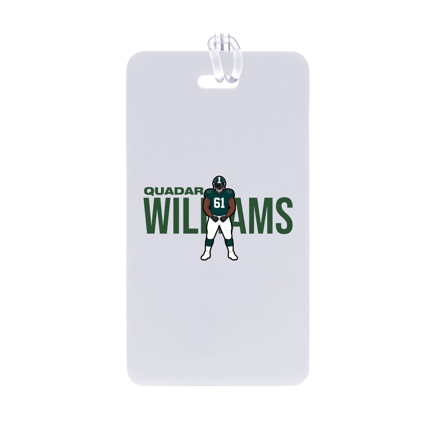 Bag Tag — Player Name in Classic