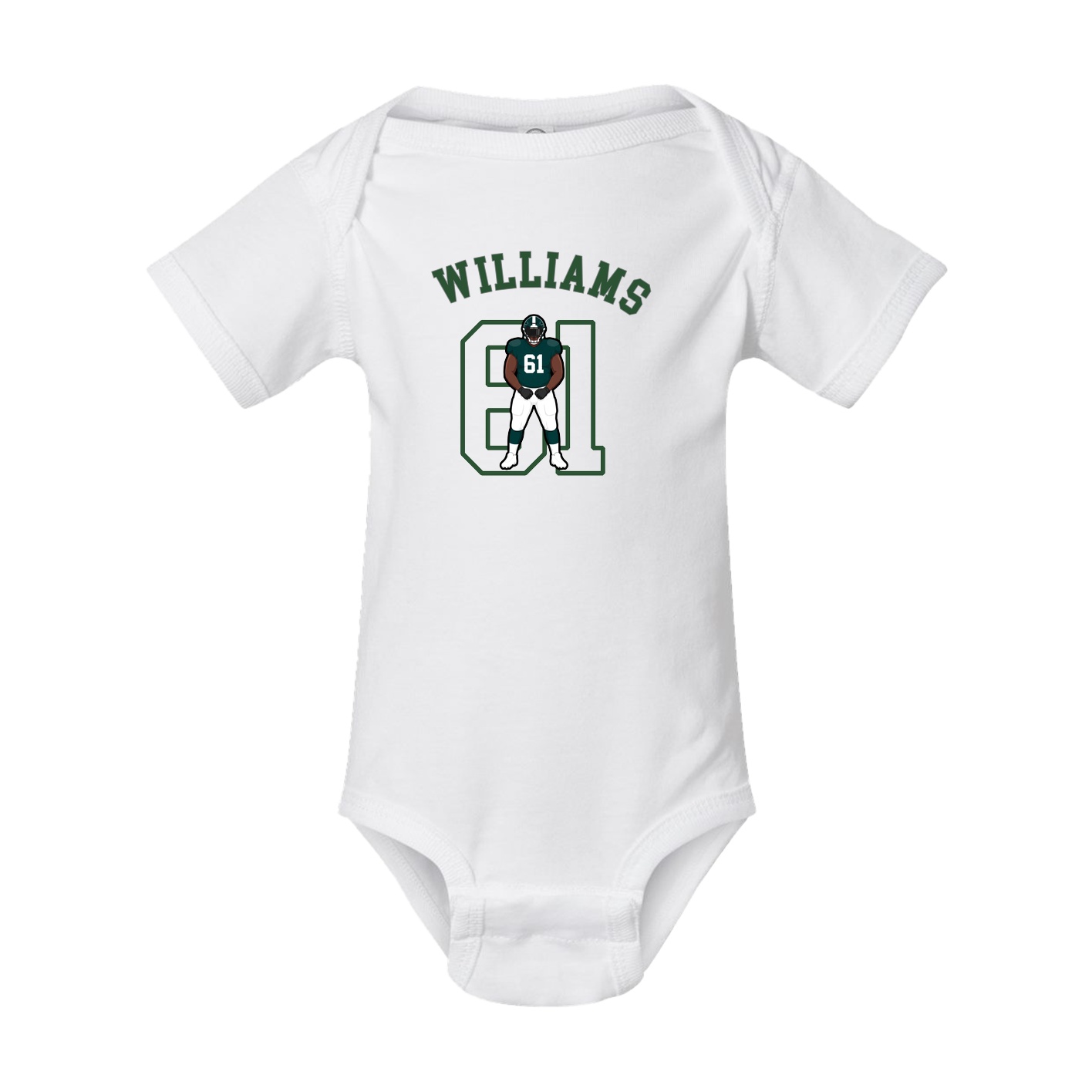 Baby Onesie — Shirsey Arch in White