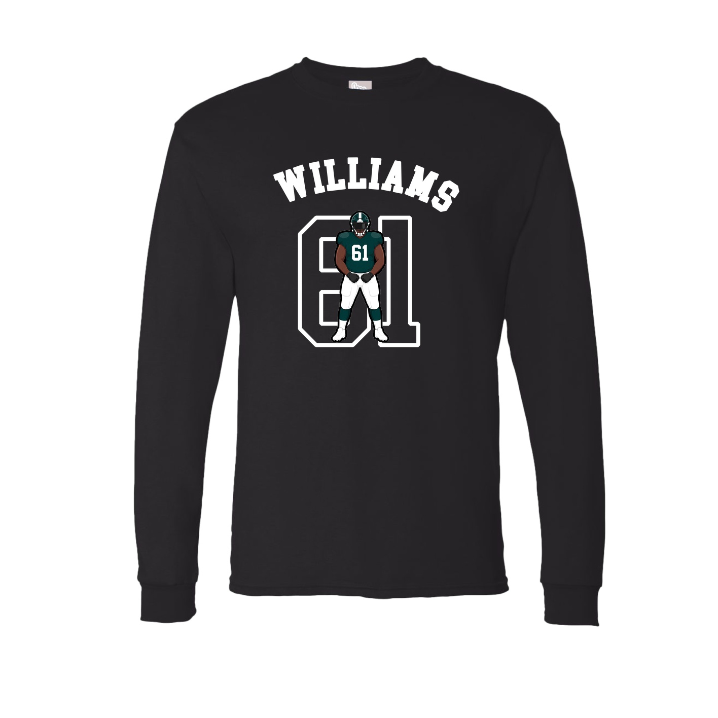 Long Sleeve Tee — Shirsey Arch in Black